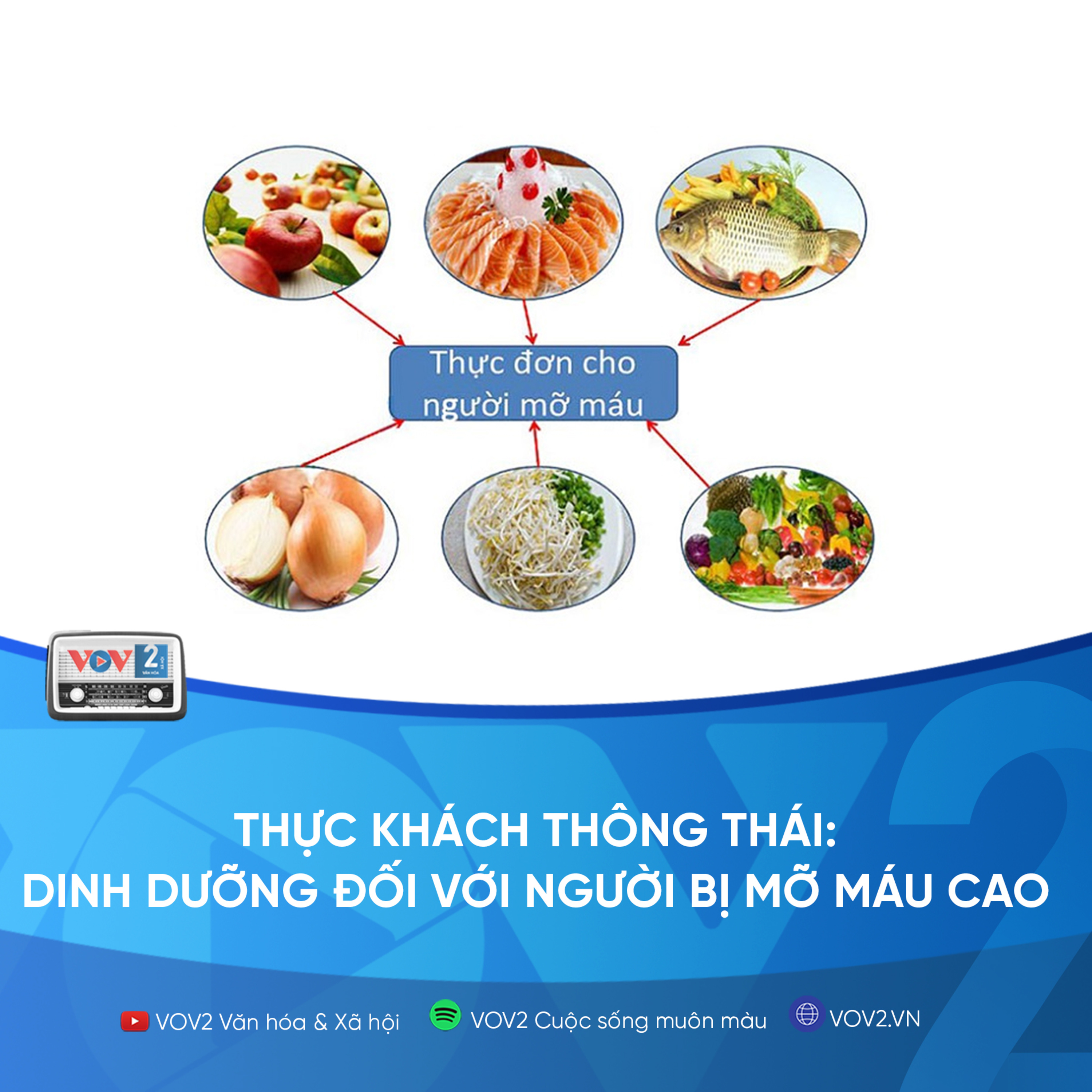 VOV2 - Thực khách thông thái: Dinh dưỡng đối với người bị mỡ máu cao episode artwork