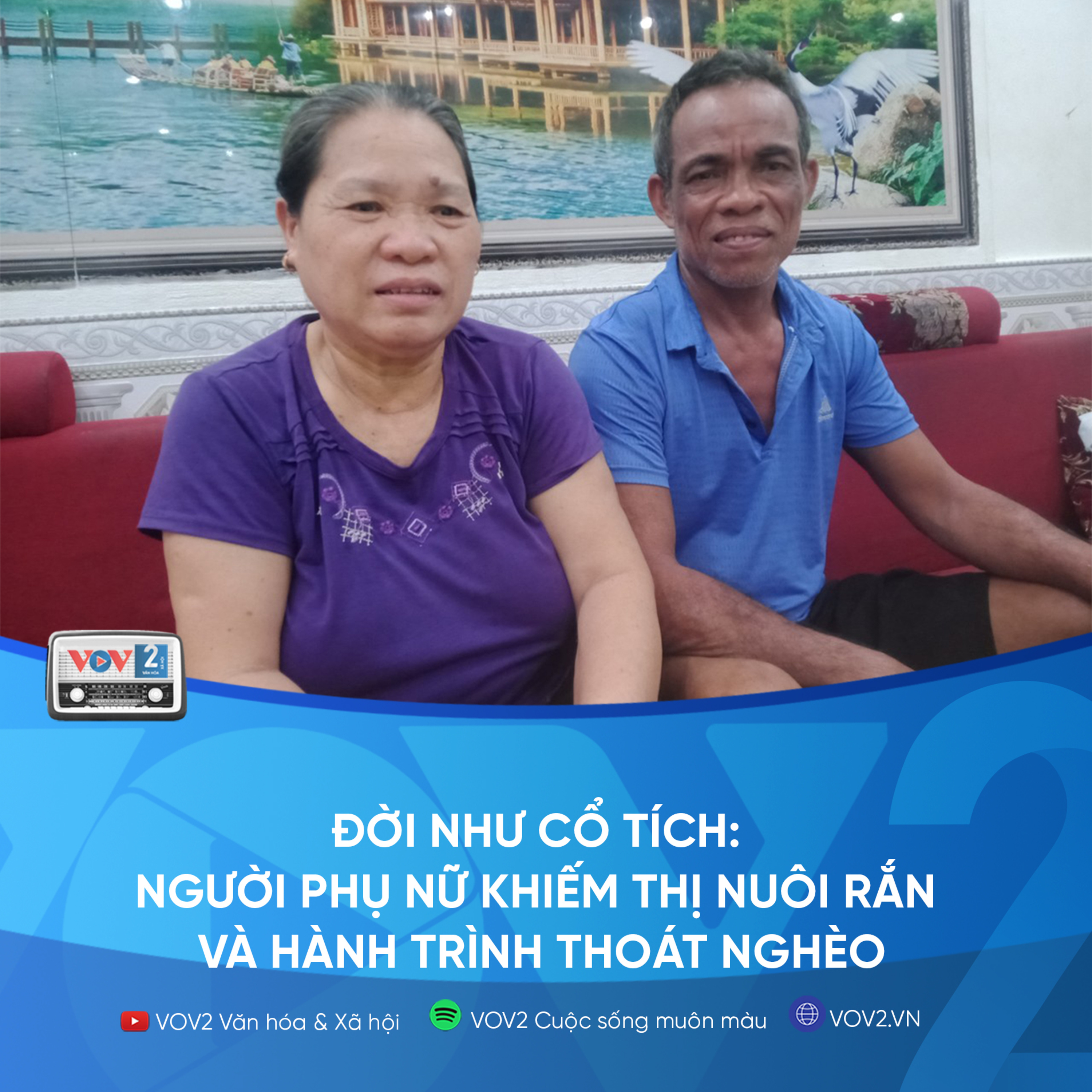 VOV2 - Đời như cổ tích: Người phụ nữ khiếm thị nuôi rắn và thoát nghèo episode artwork