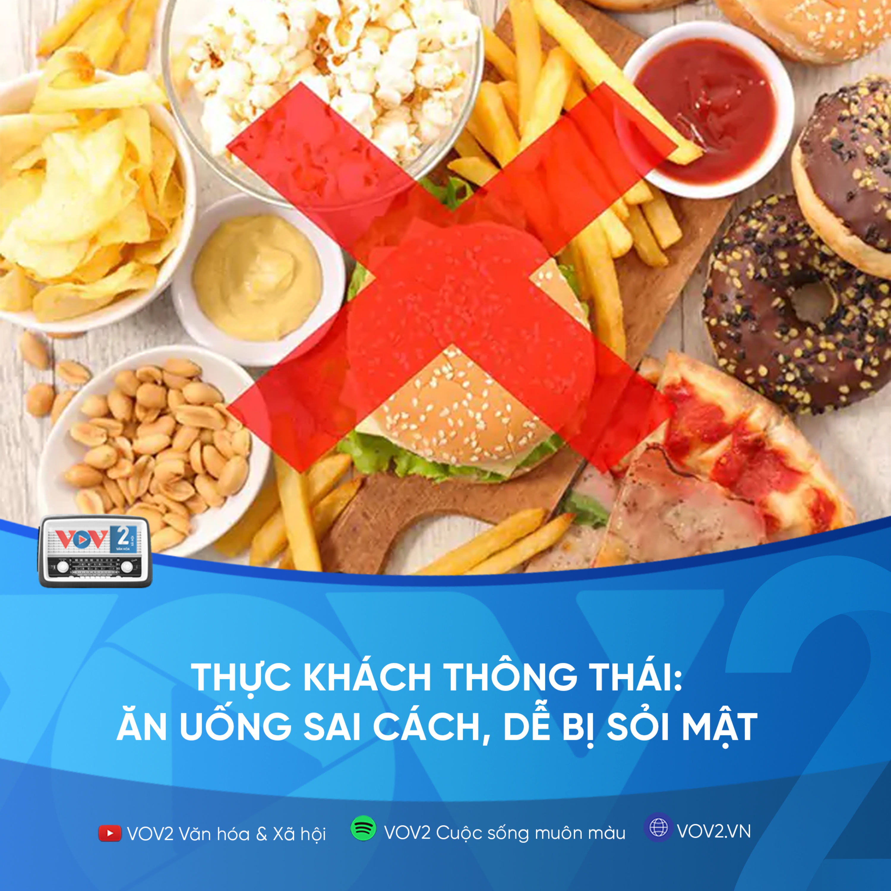 VOV2 - Thực khách thông thái: Ăn uống sai cách, dễ bị sỏi mật episode artwork