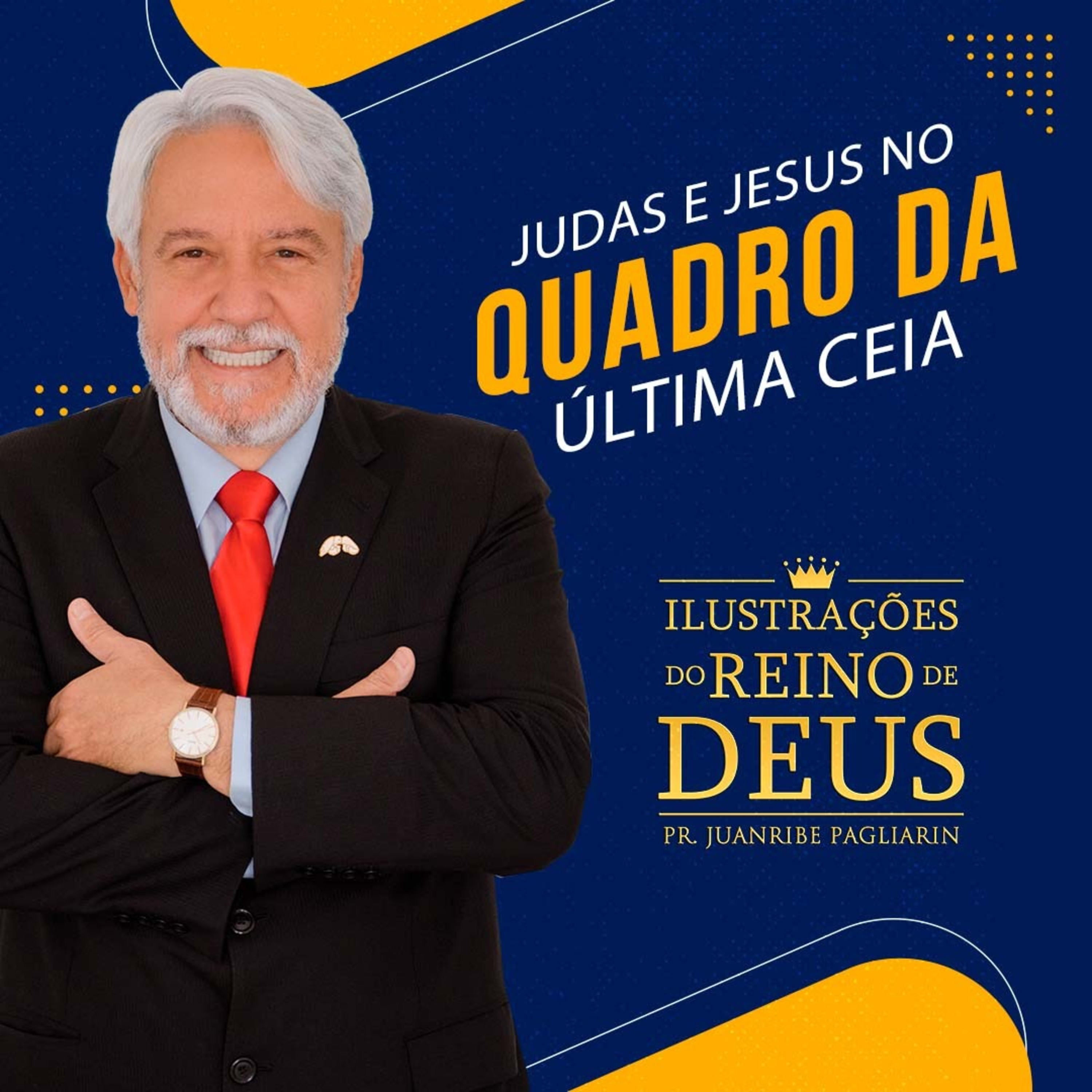 Judas e Jesus no quadro da última Ceia