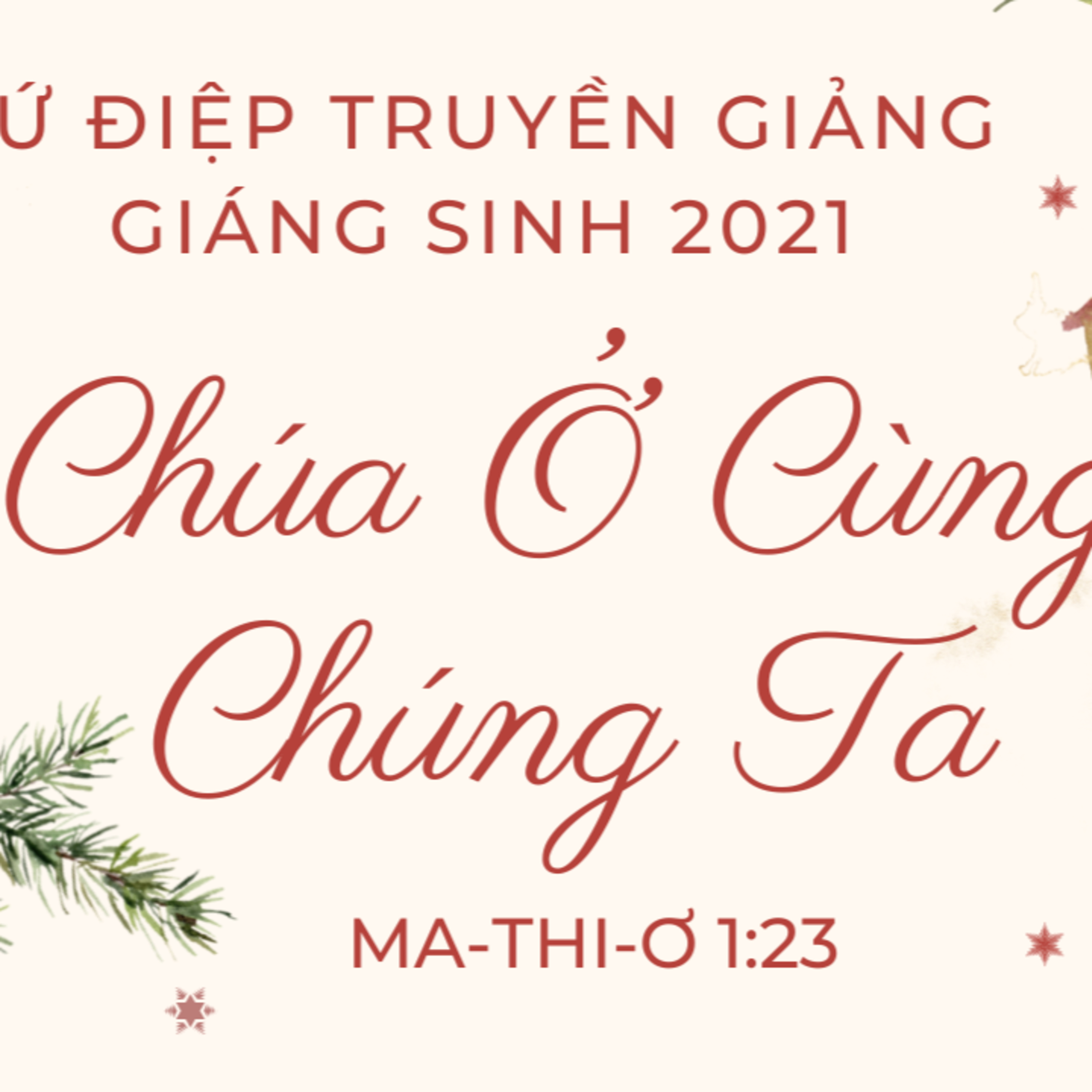MA-THI-Ơ 1:23 | CHÚA Ở CÙNG CHÚNG TA | BÀI GIẢNG GIÁNG SINH 2021 || MSB episode artwork