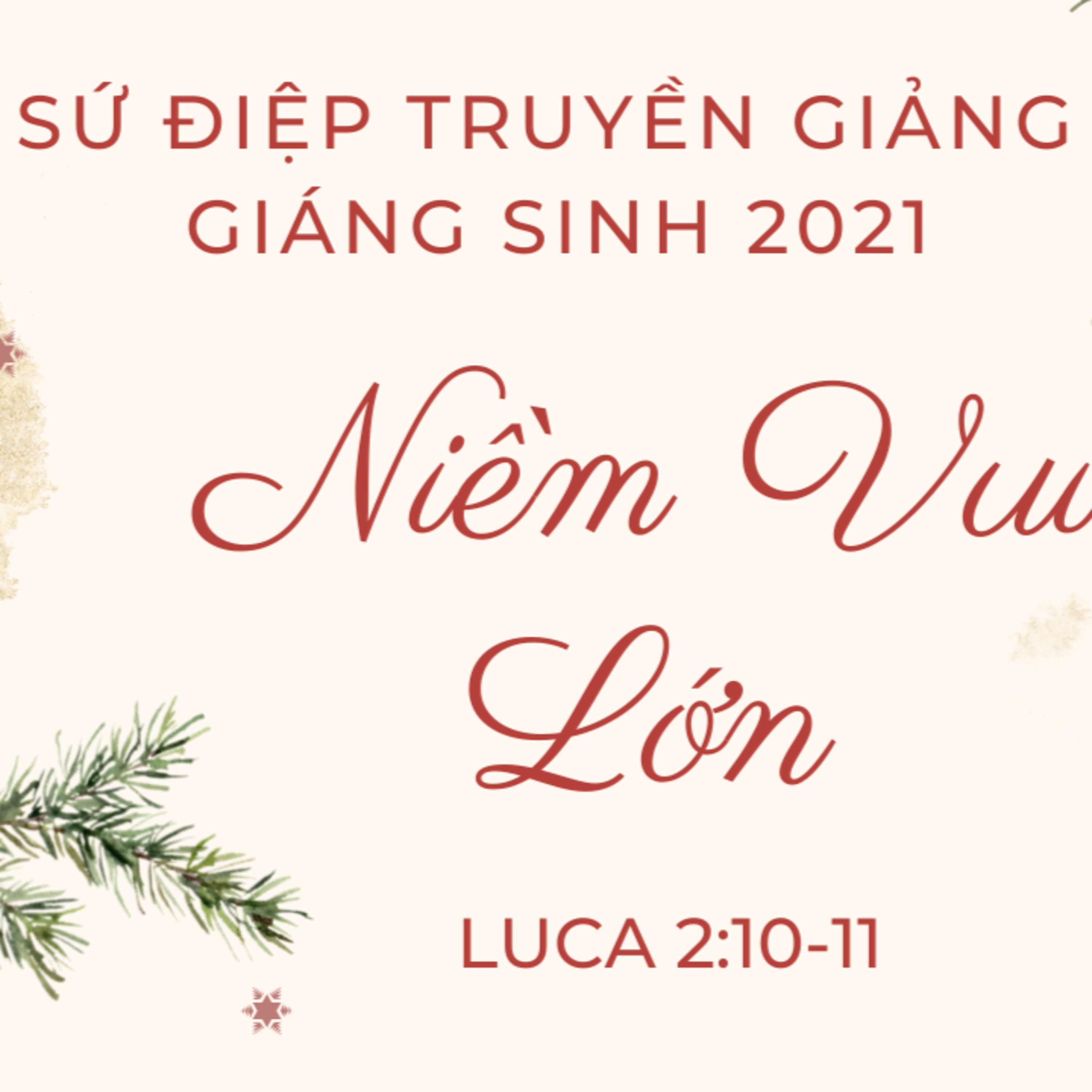 LUCA 2:10-11 | NIỀM VUI LỚN | BÀI GIẢNG GIÁNG SINH 2021 || MSB episode artwork