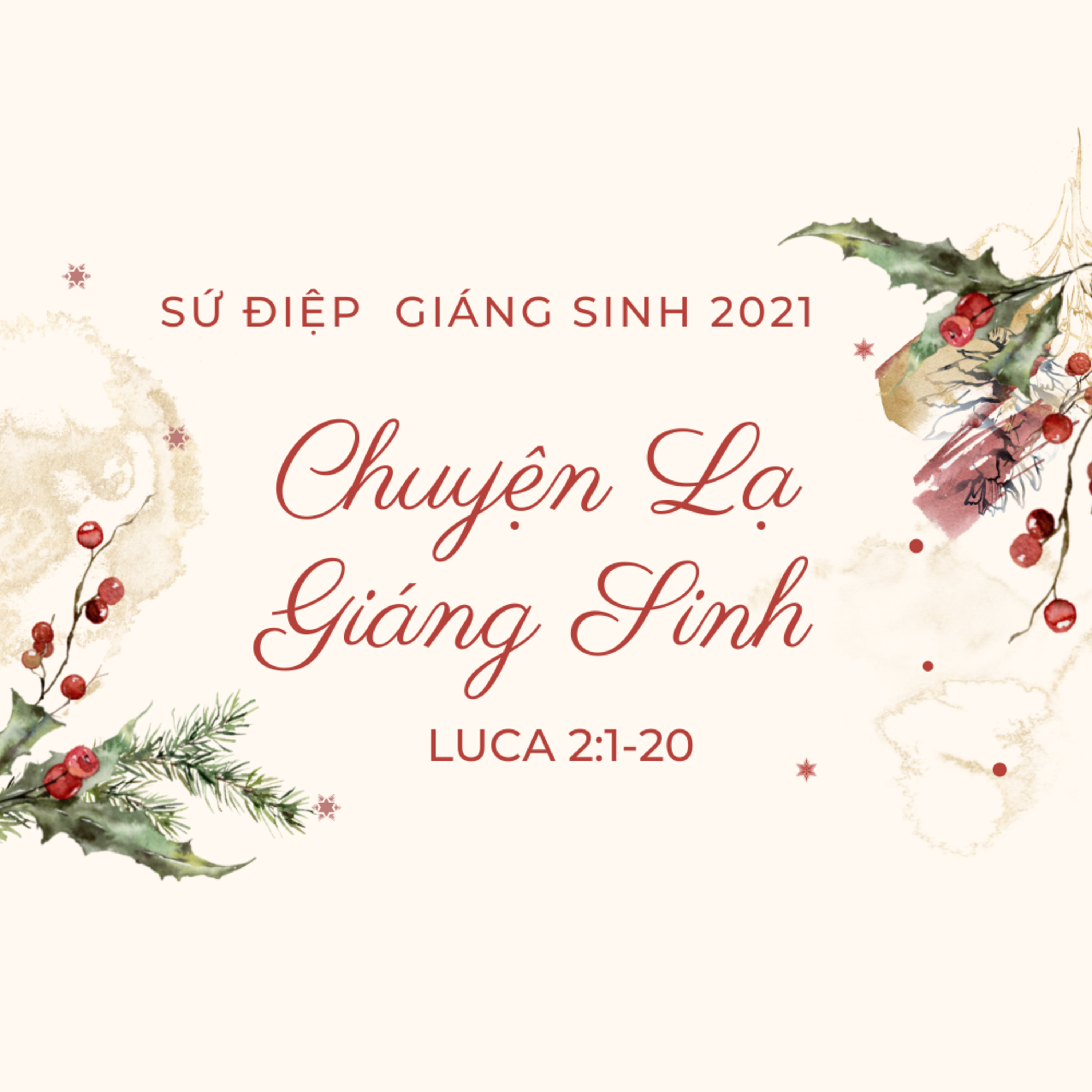 LUCA 2:1-20 | CHUYỆN LẠ GIÁNG SINH | BÀI GIẢNG GIÁNG SINH 2021 || MSB episode artwork