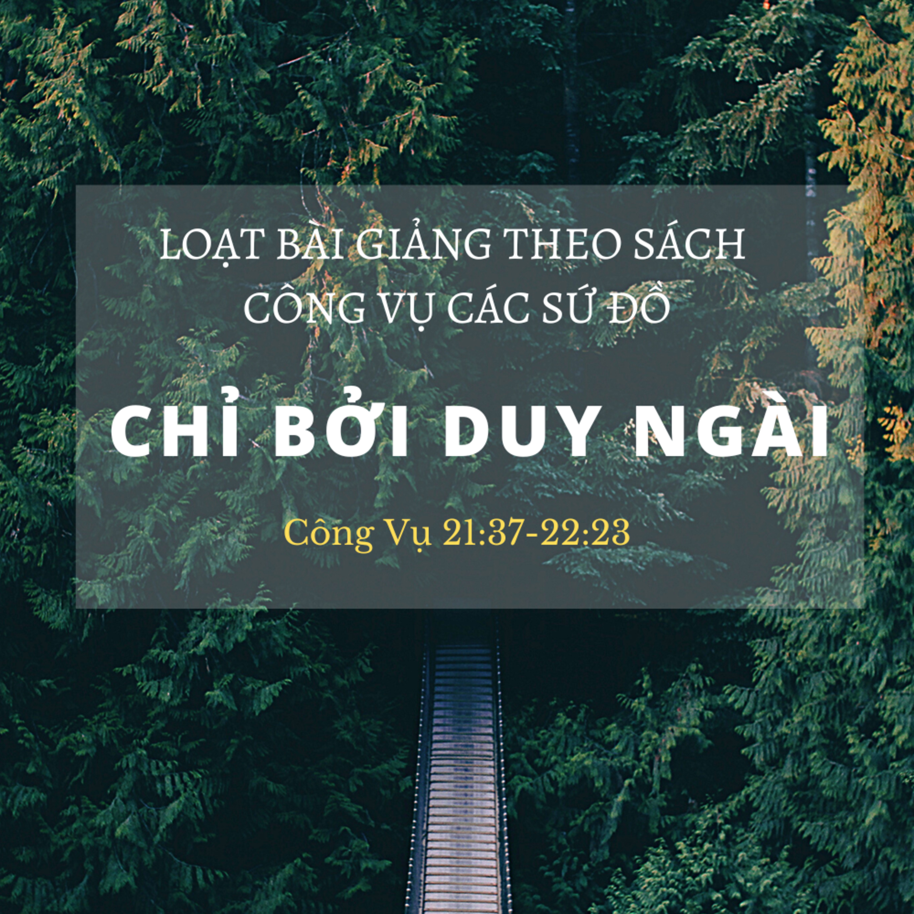 Công Vụ 21:37-22:23 | CHỈ BỞI DUY NGÀI || Mục Sư Ba episode artwork