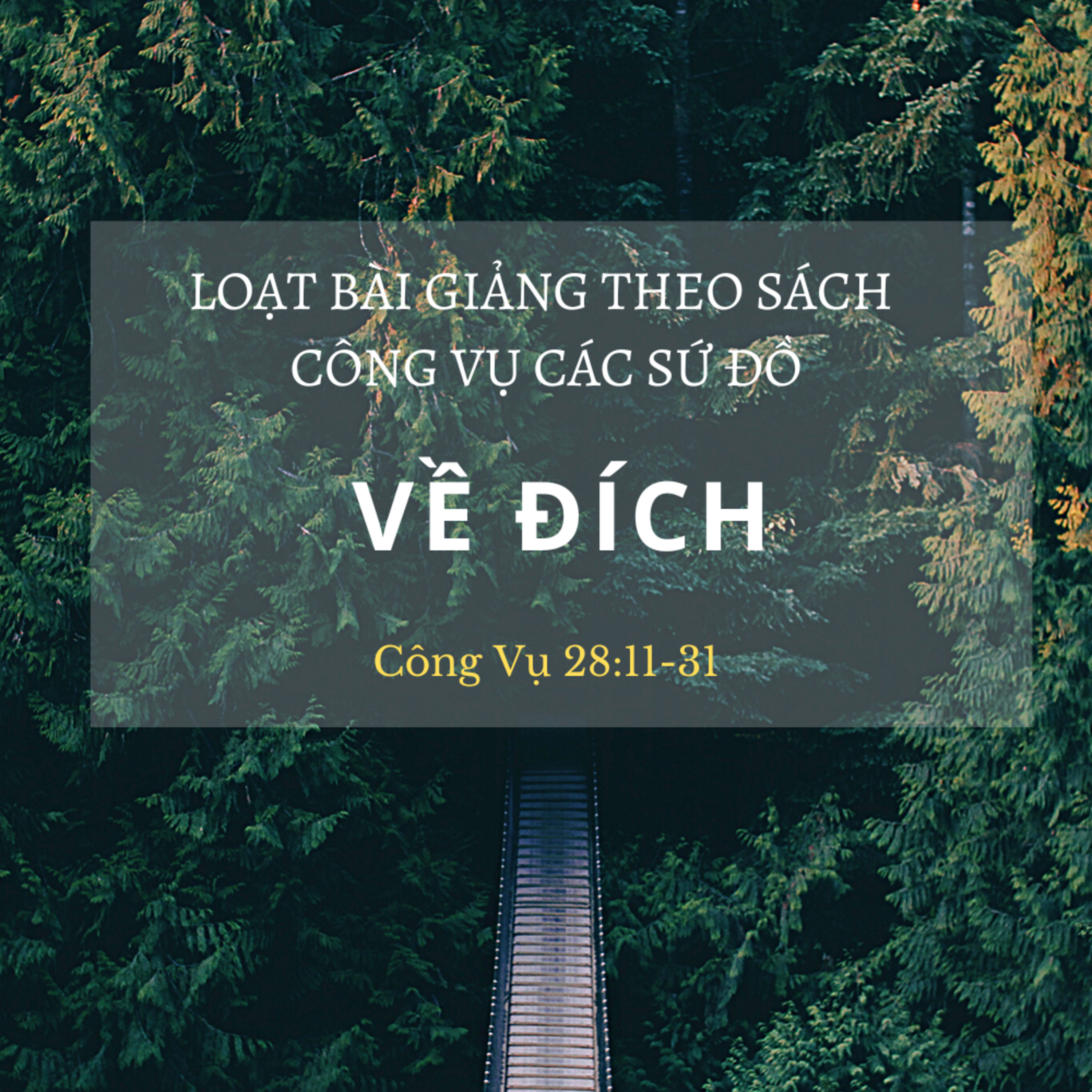 Công Vụ 28:11-31 | VỀ ĐÍCH | Loạt bài theo sách Công Vụ || Mục Sư Bùi Văn Ba episode artwork