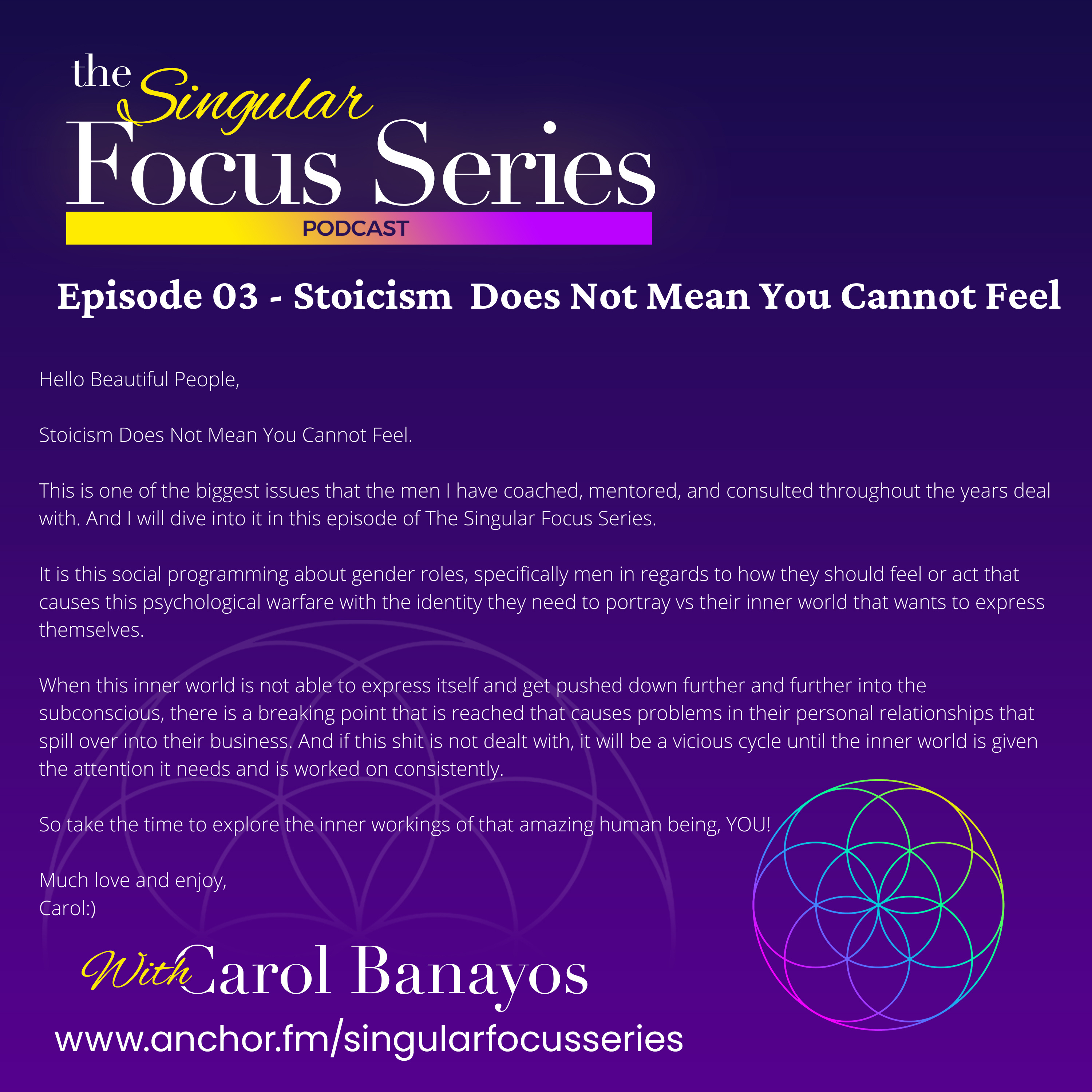 Stoicism Does Not Mean You Cannot Feel episode artwork