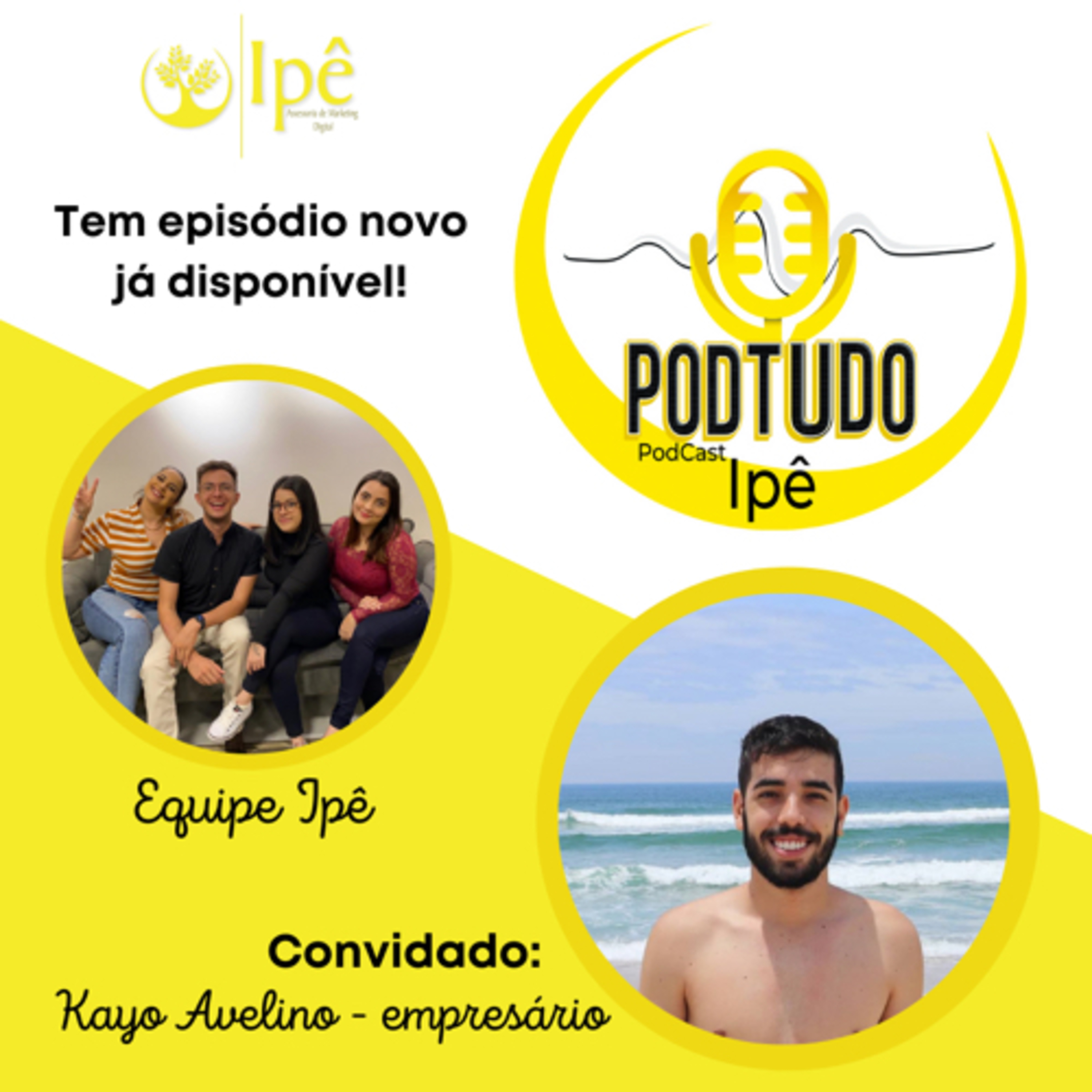 PodTudo#6 Kaio Avelino: Empreender na juventude e e quebrar tabus. episode artwork
