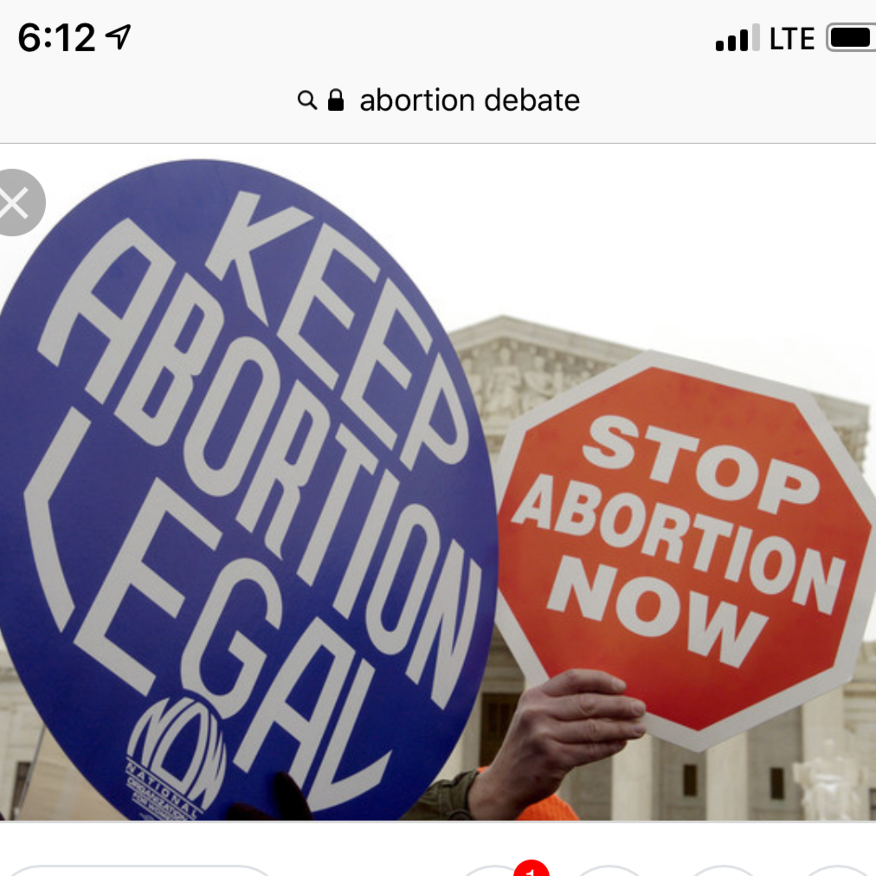 My Abortion debate
