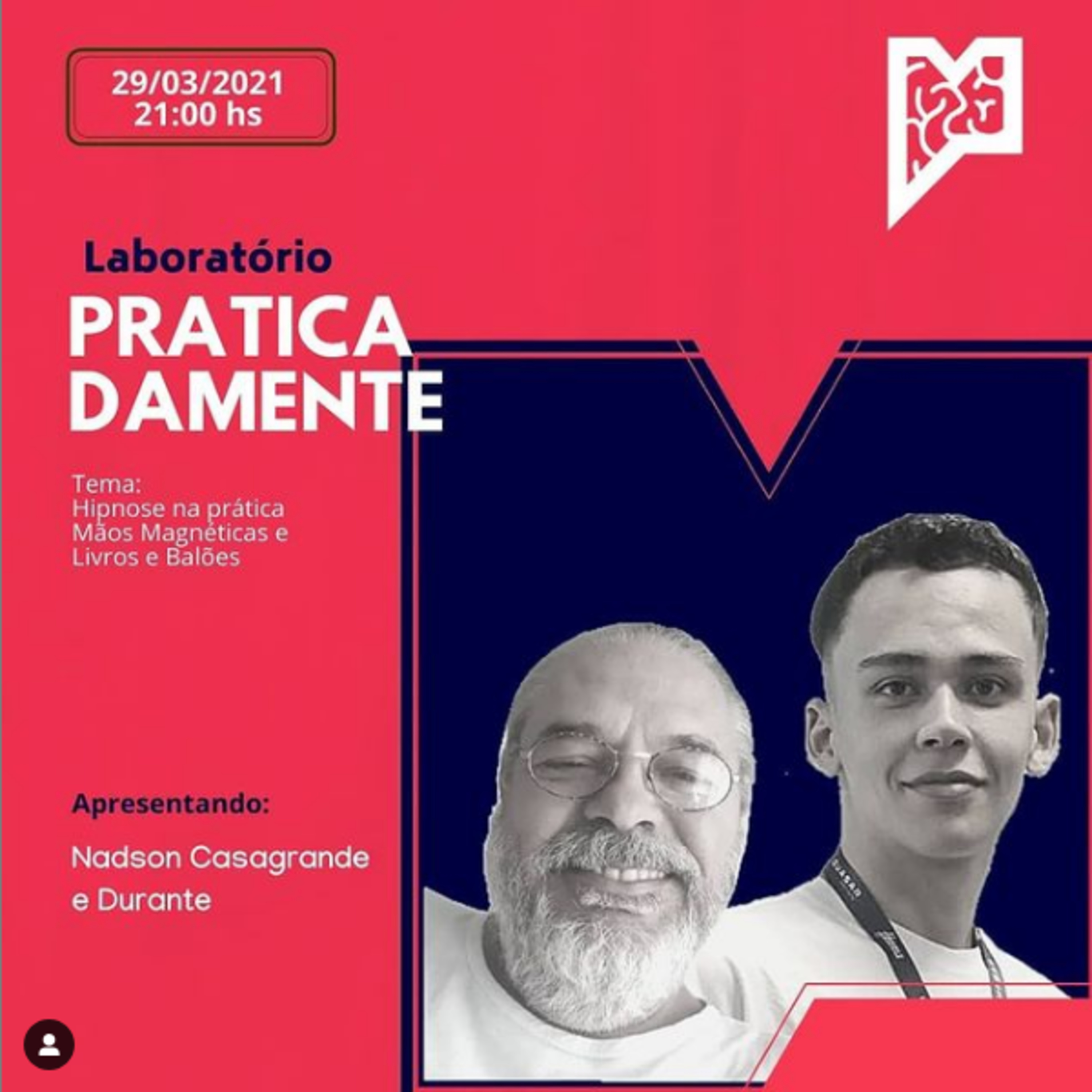 LABORATÓRIO - Hipnose na pratica - Mãos Magnéticas e livros e Balões episode artwork