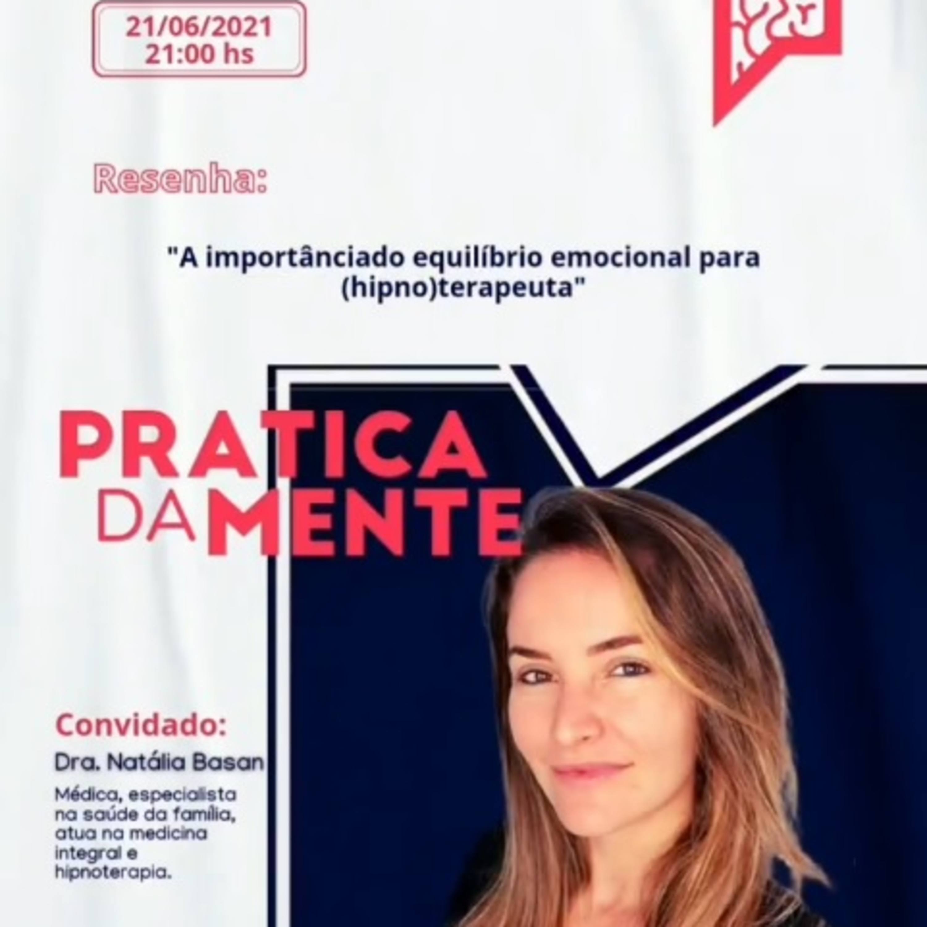 A importância do equilíbrio emocional para o (hipno)terapeuta - com Natalia Basan episode artwork