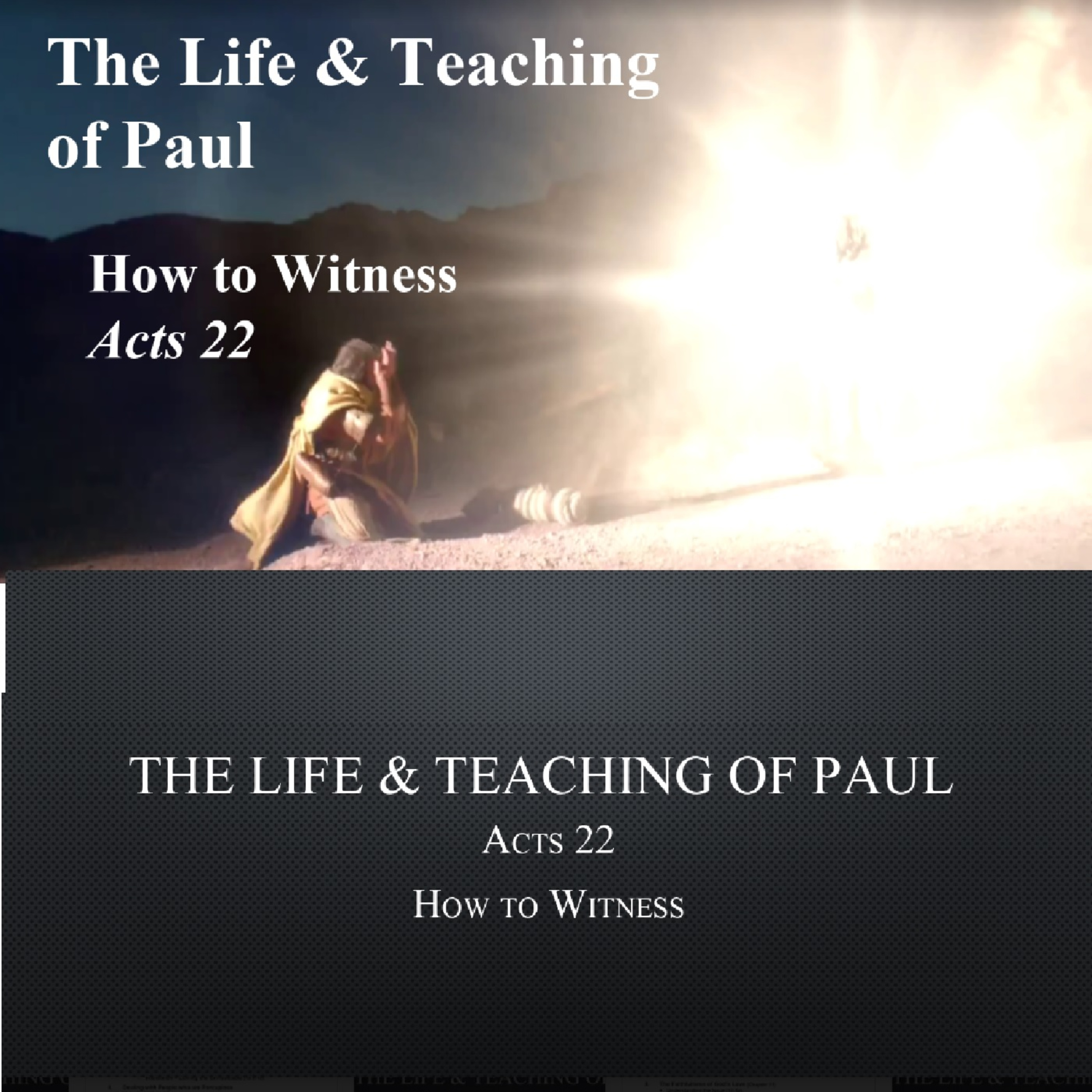 Biblical Foundations