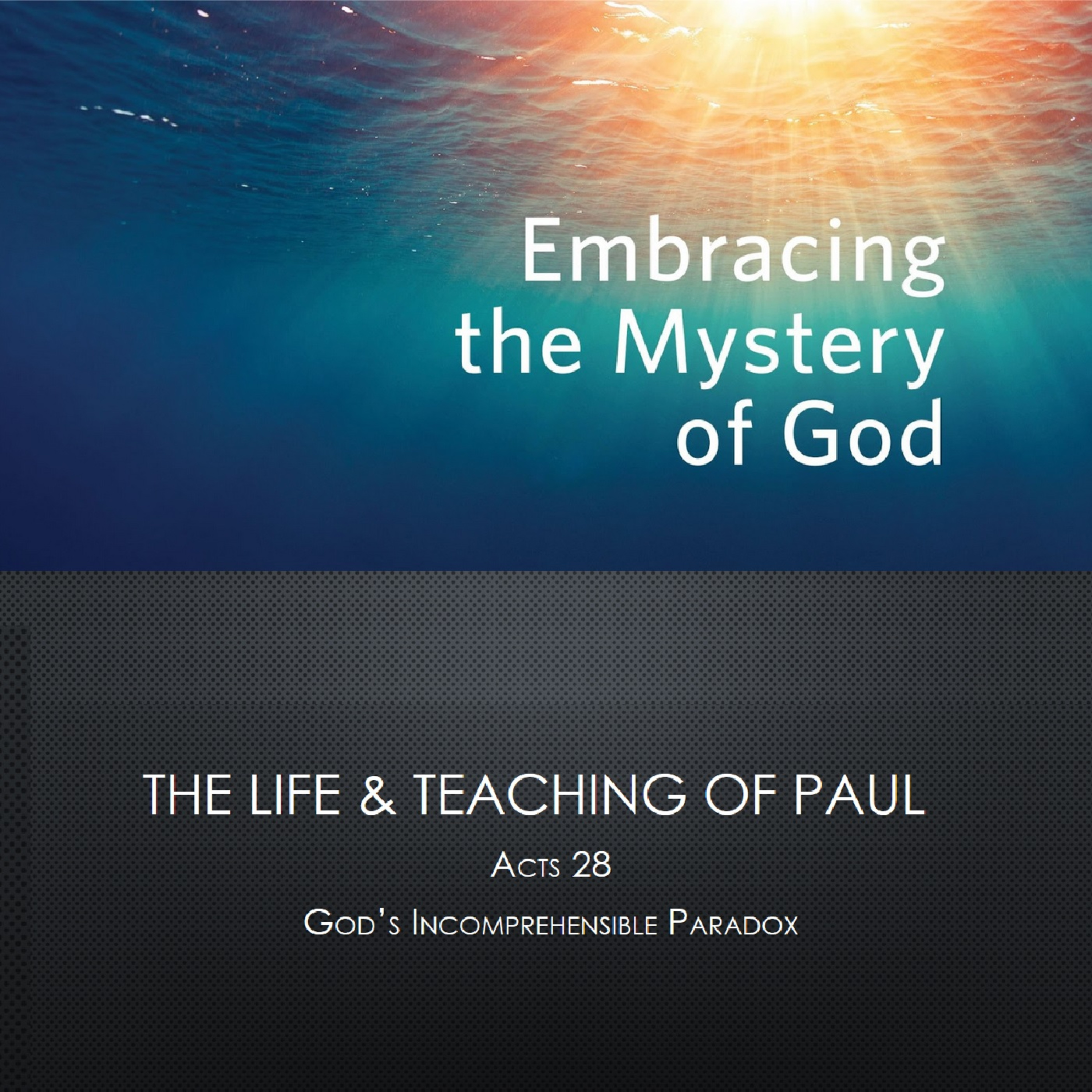 Biblical Foundations