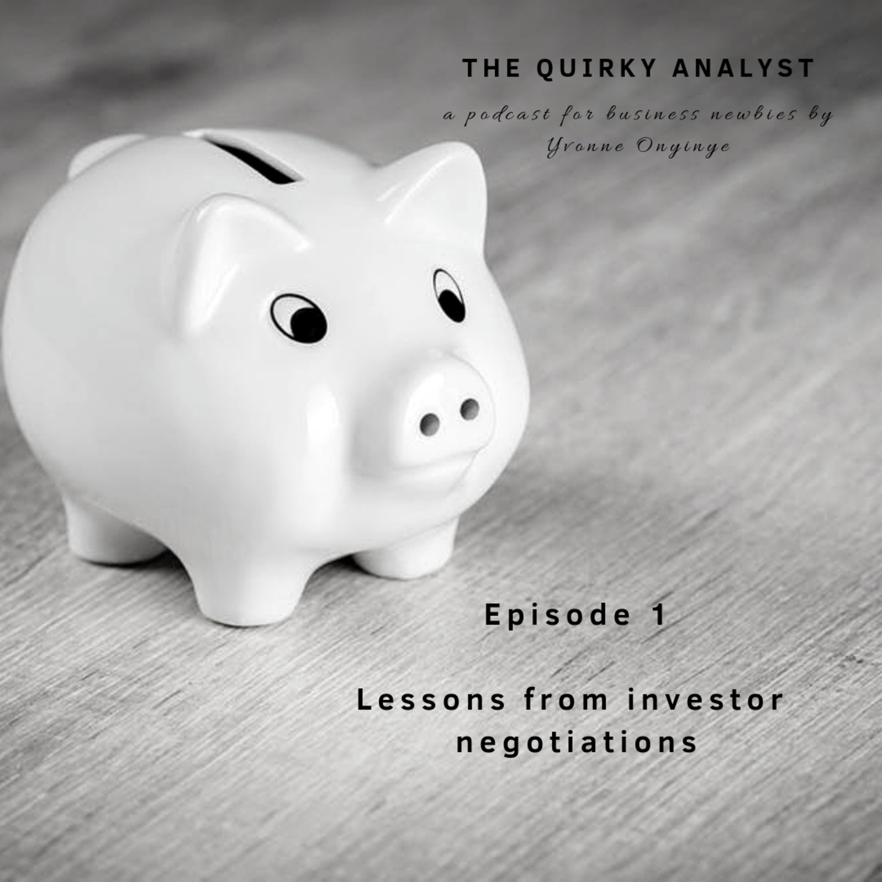 Lessons from investor negotiations