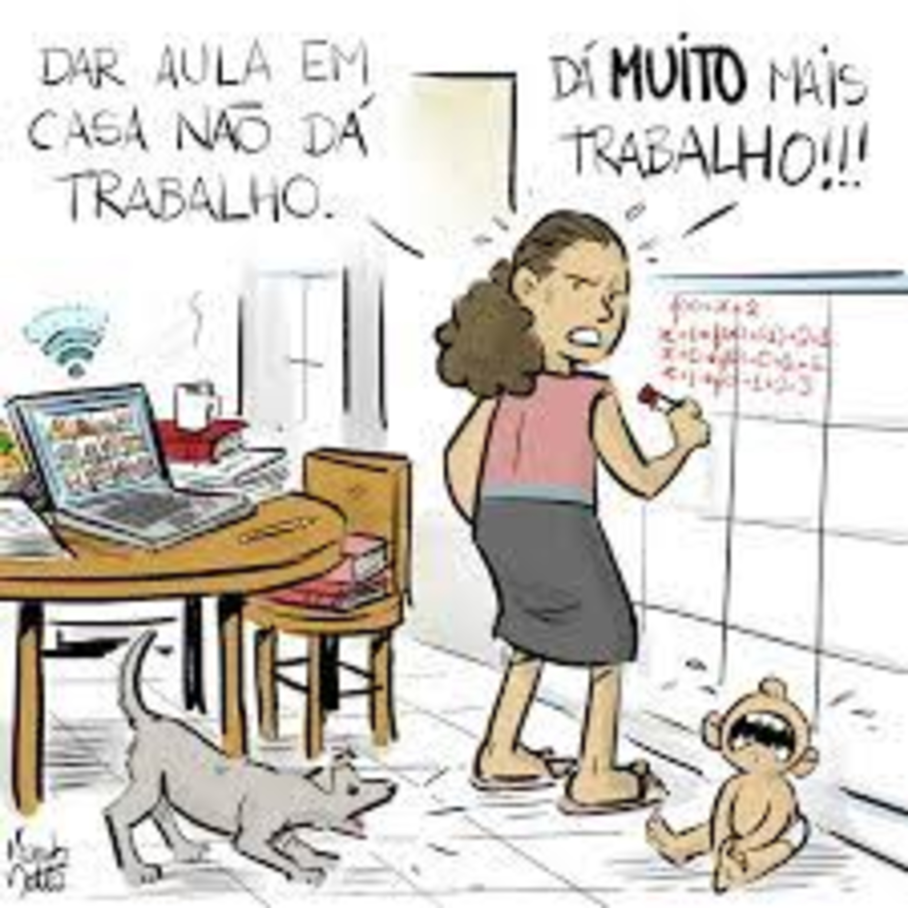 O desafio do exercício docente em tempos de pandemia: entre o pedagógico, o tecnológico o social e o particular. 