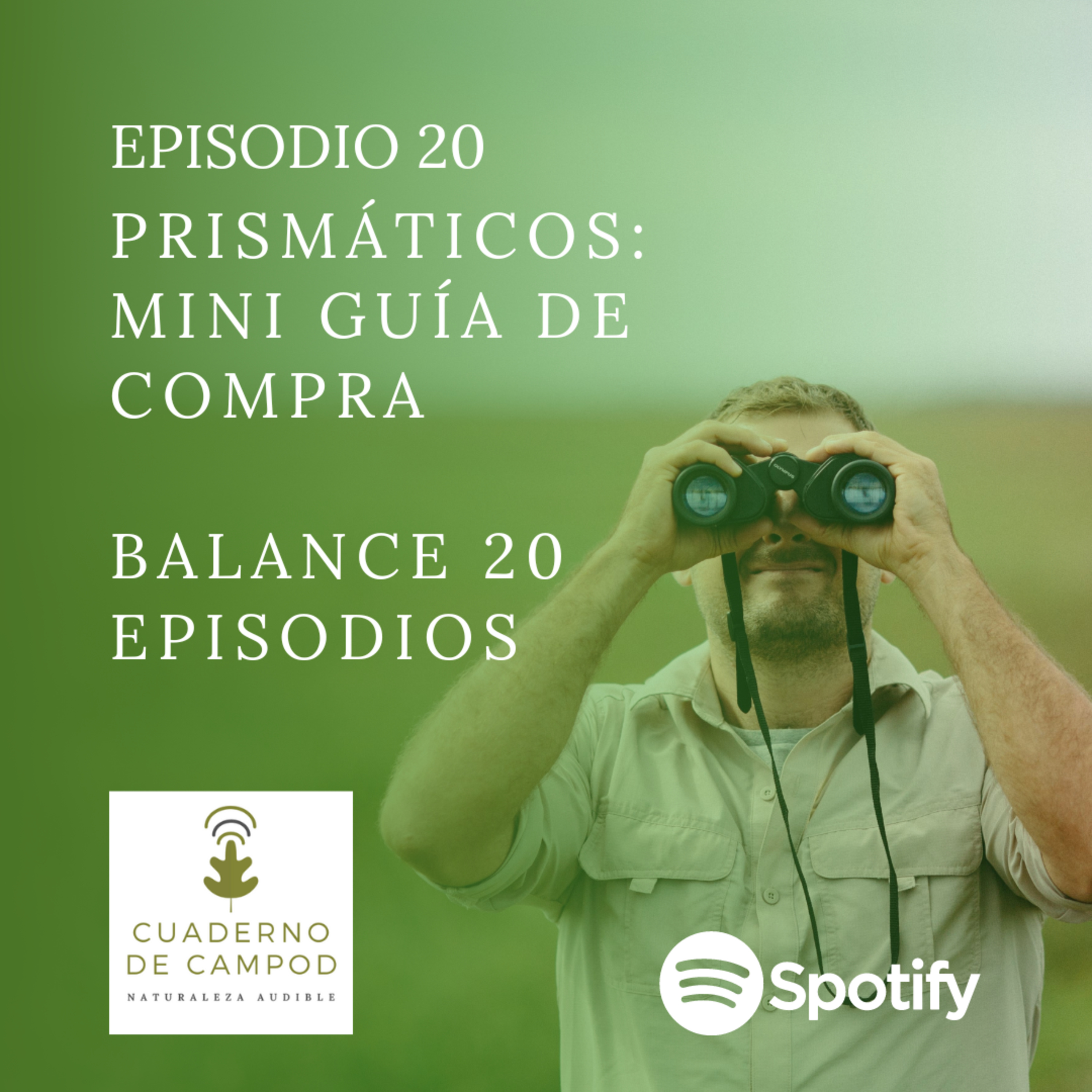 Prismáticos, mini guía de compra y balance de 20 episodios #E20