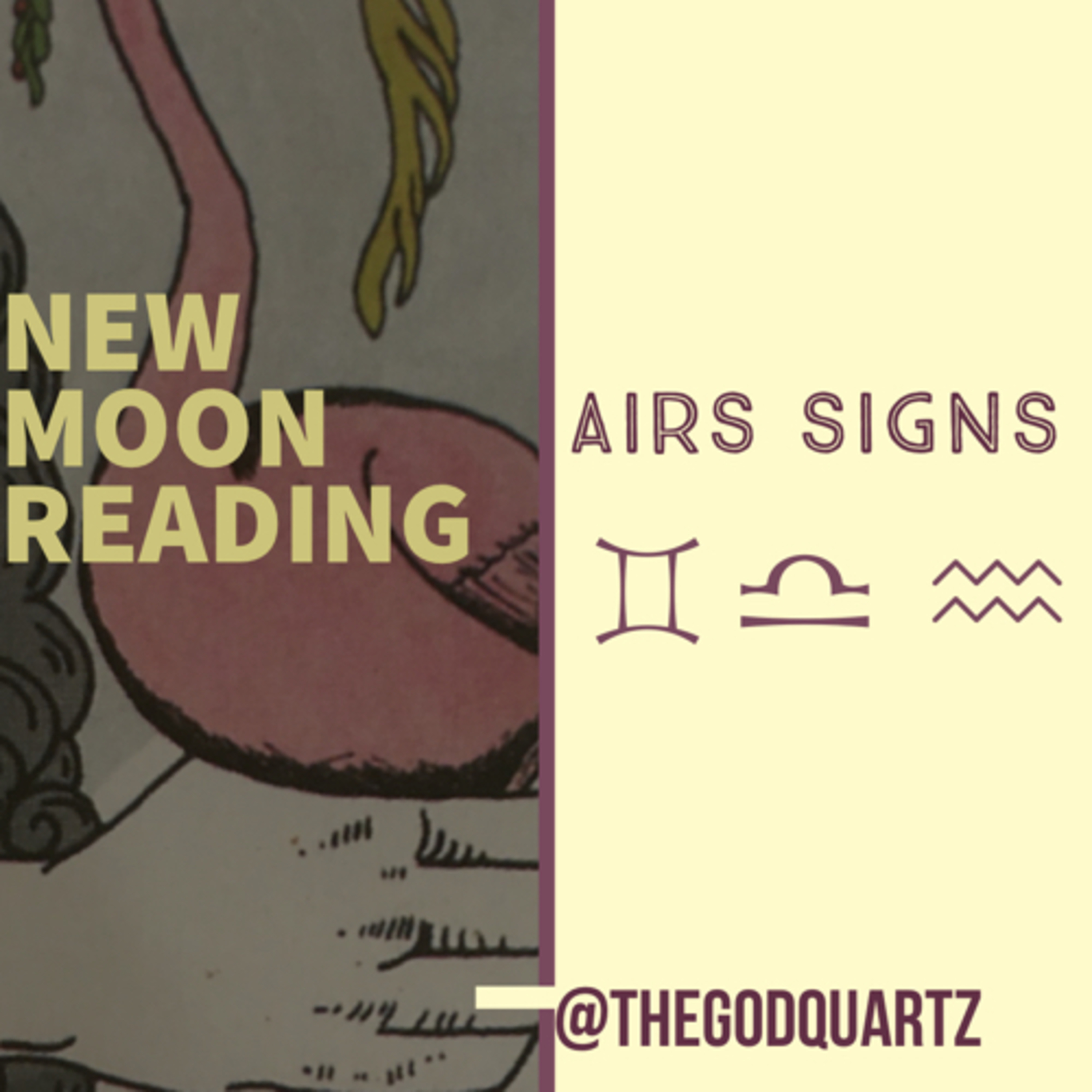 New Moon Reading for Air Signs! episode artwork