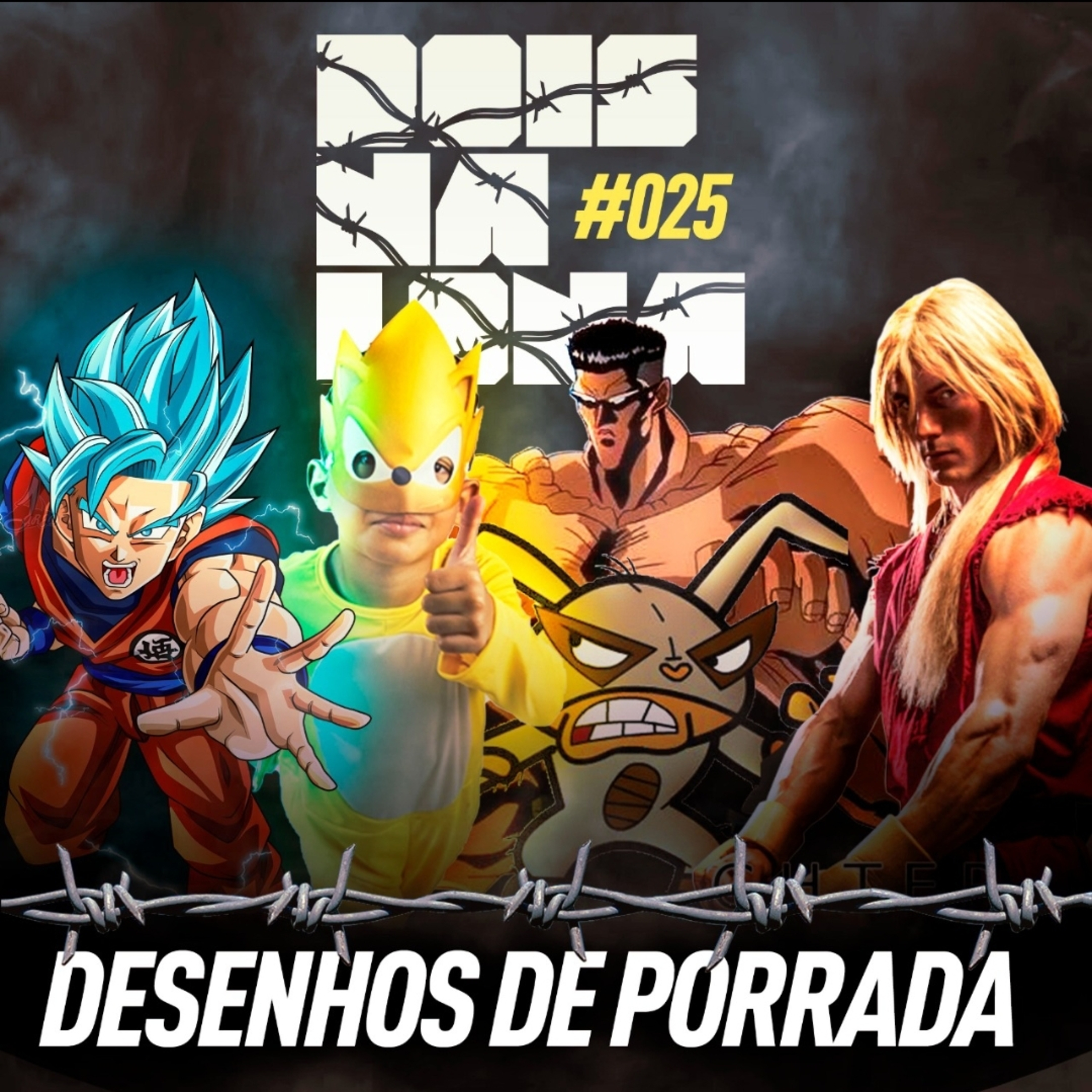 DNL #25 - Desenhos de LUTA que marcaram a nossa INFÂNCIA ft ADAN E BIONDO episode artwork