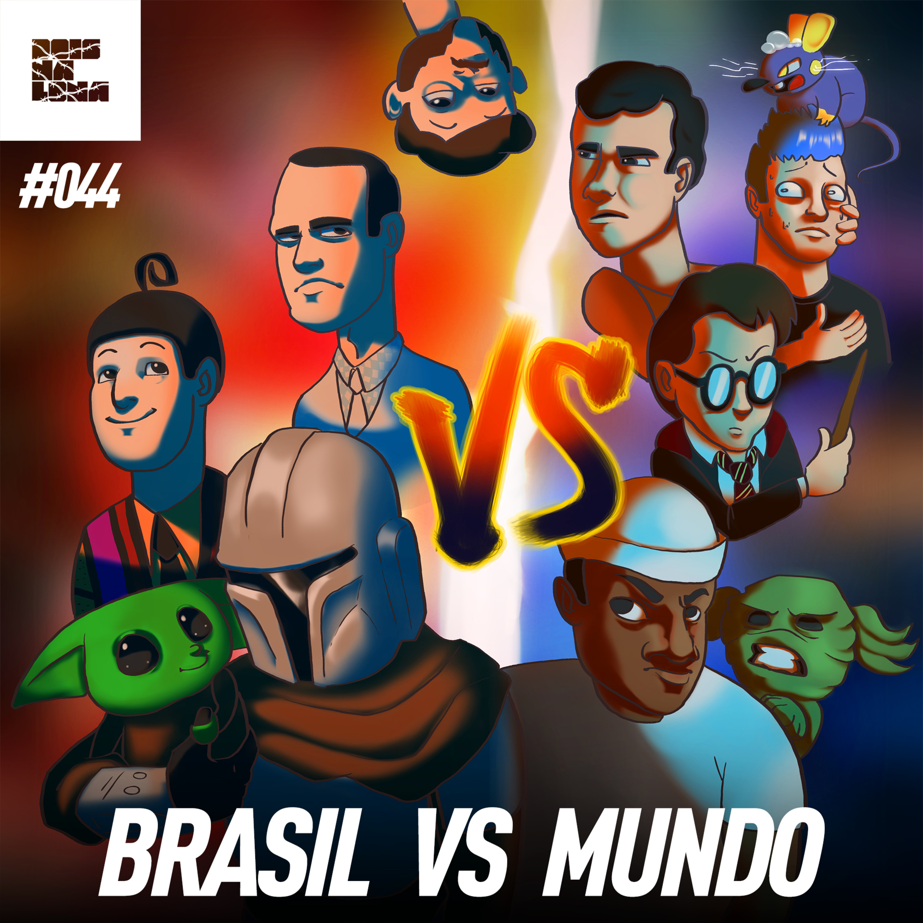 DNL #44 - RINHA - Brasil x Mundo ft. MIGUEL (PEE WEE) e BÁG  episode artwork