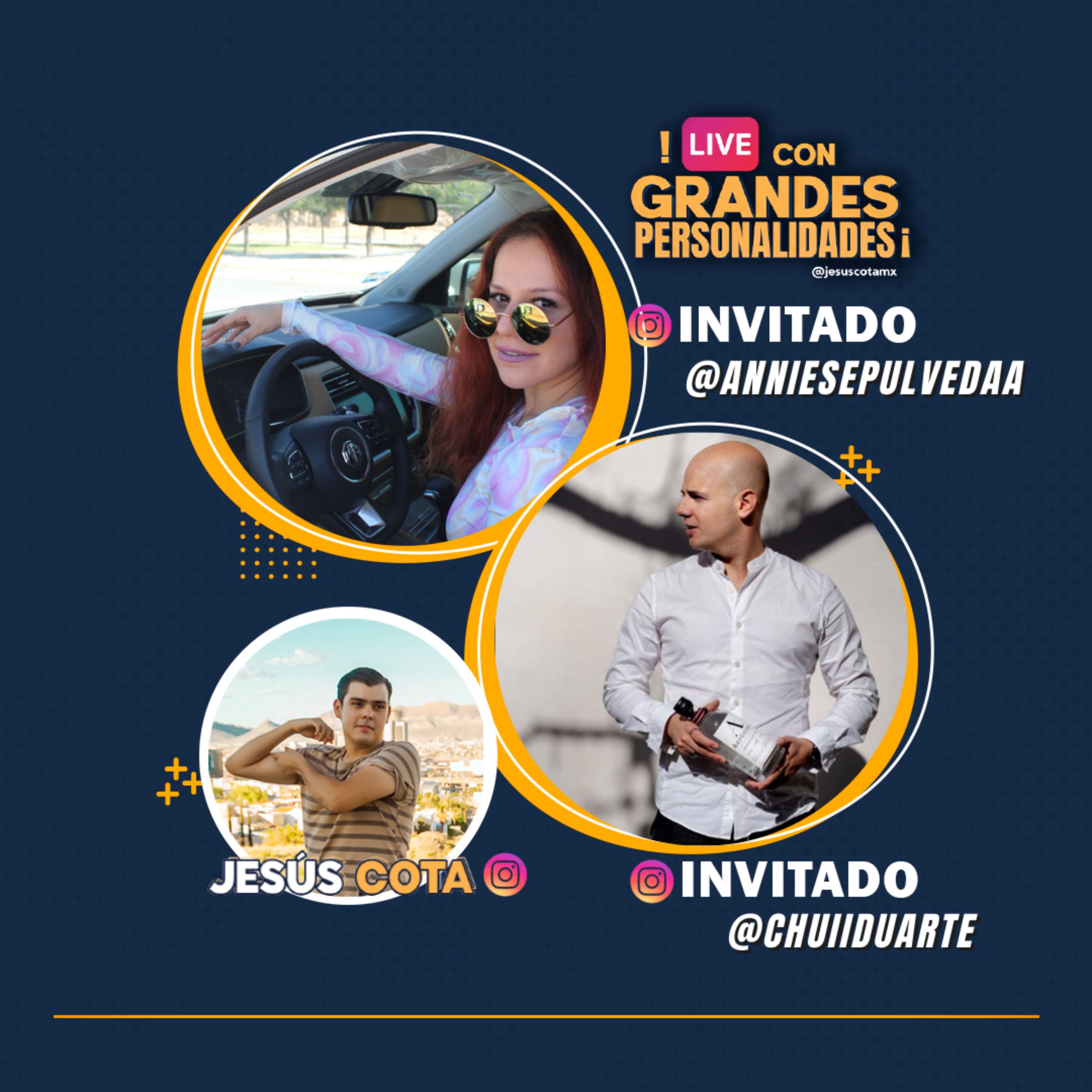 ¡LIVE CON GRANDES PERSONALIDADES!