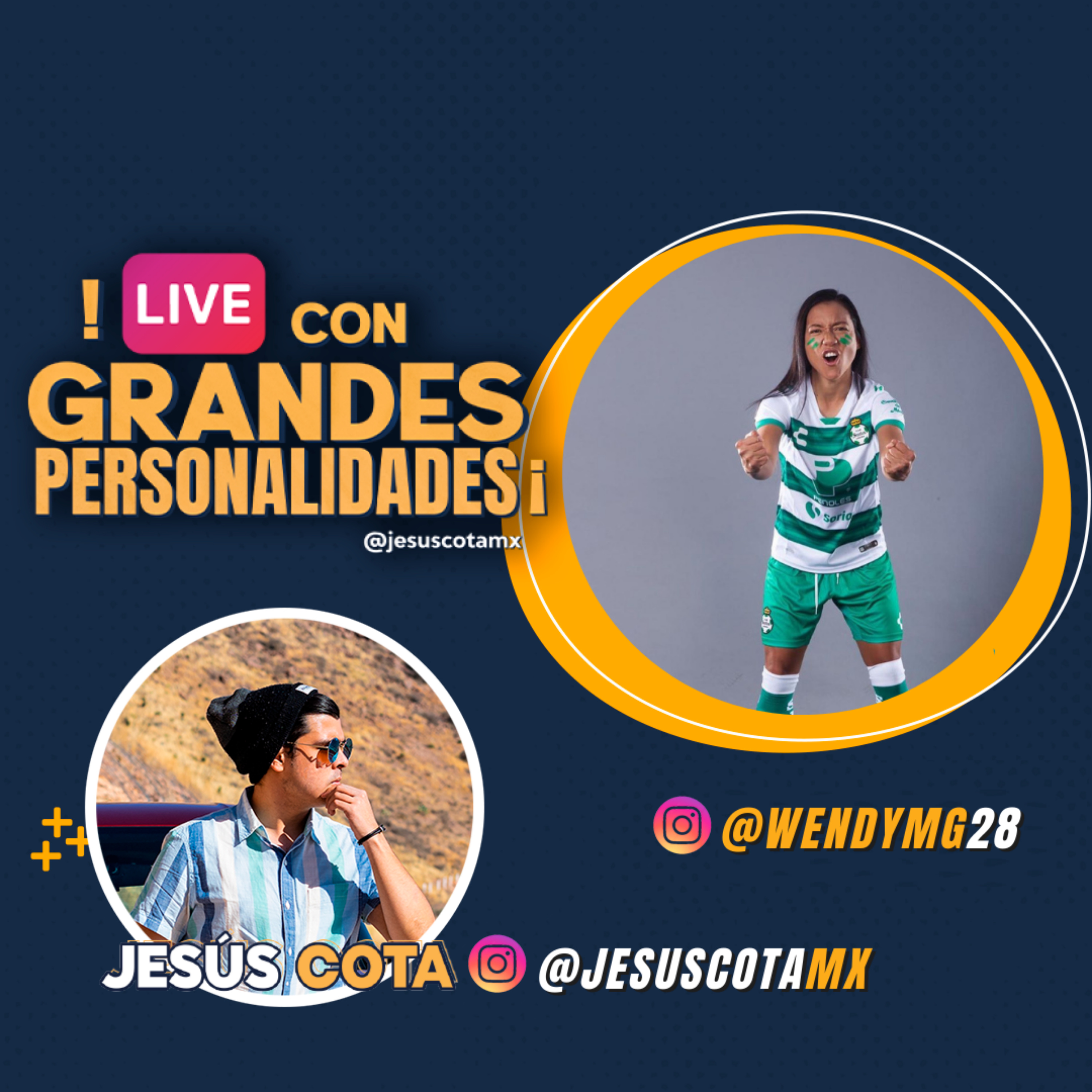 ¡LIVE CON GRANDES PERSONALIDADES!