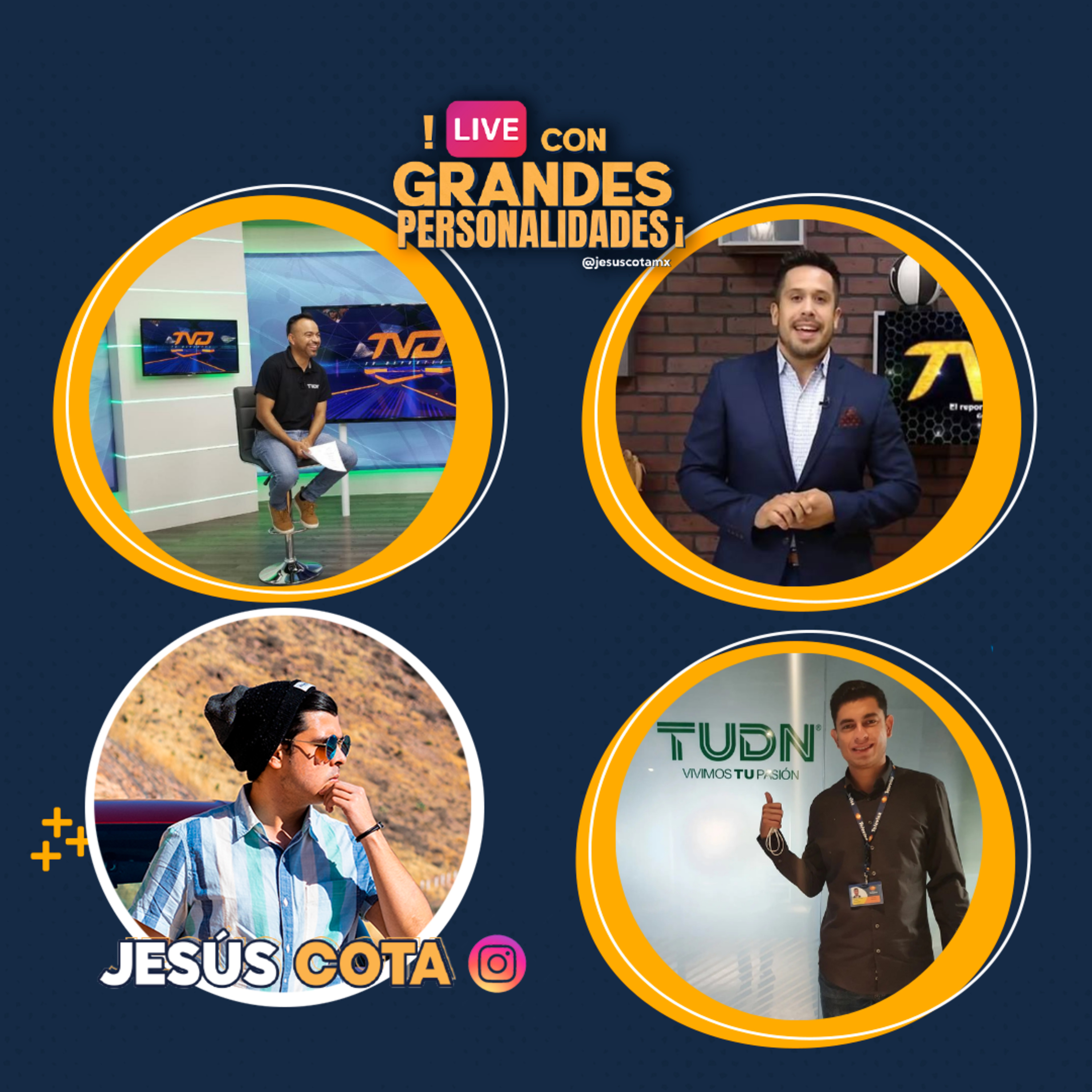 ¡LIVE CON GRANDES PERSONALIDADES!