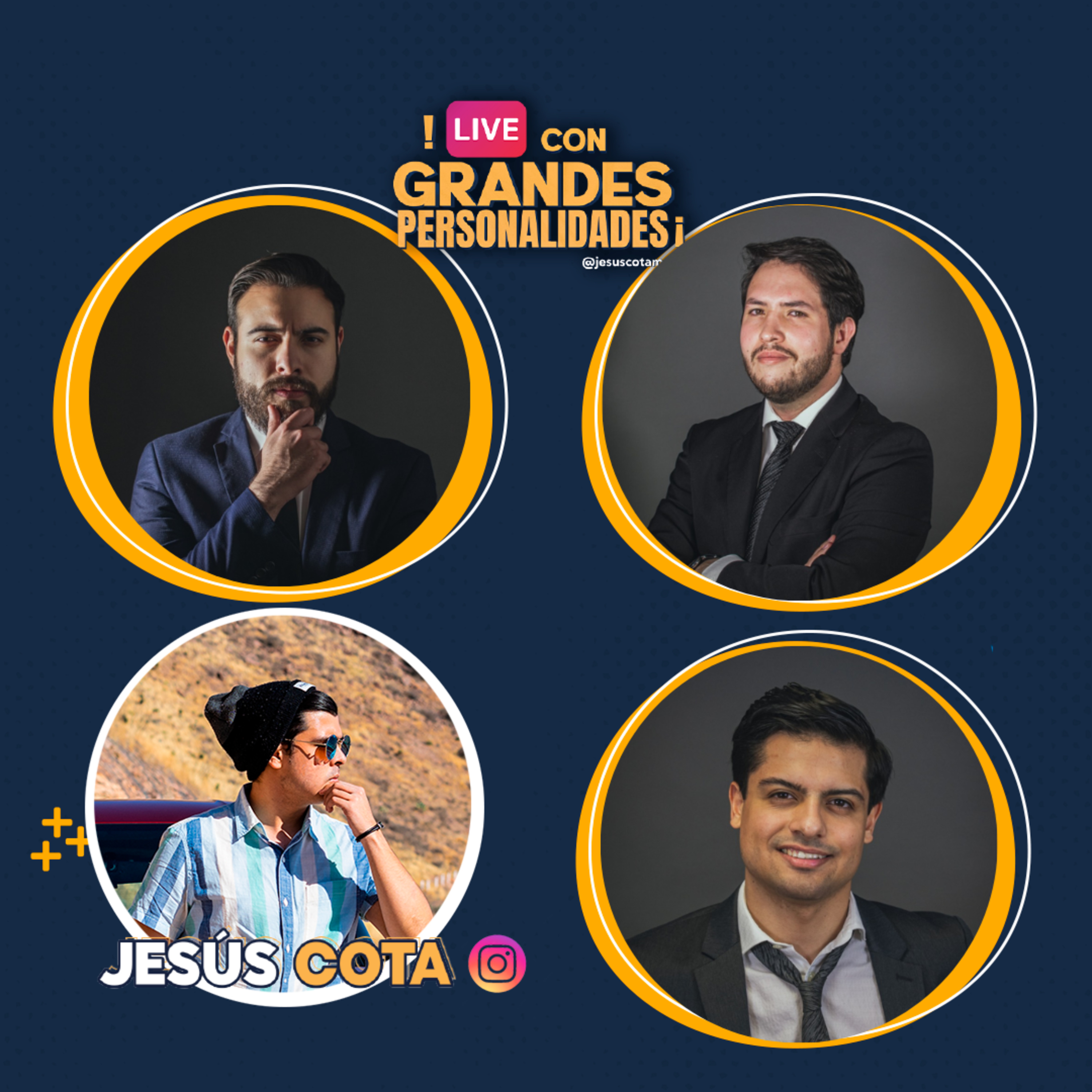 ¡LIVE CON GRANDES PERSONALIDADES!