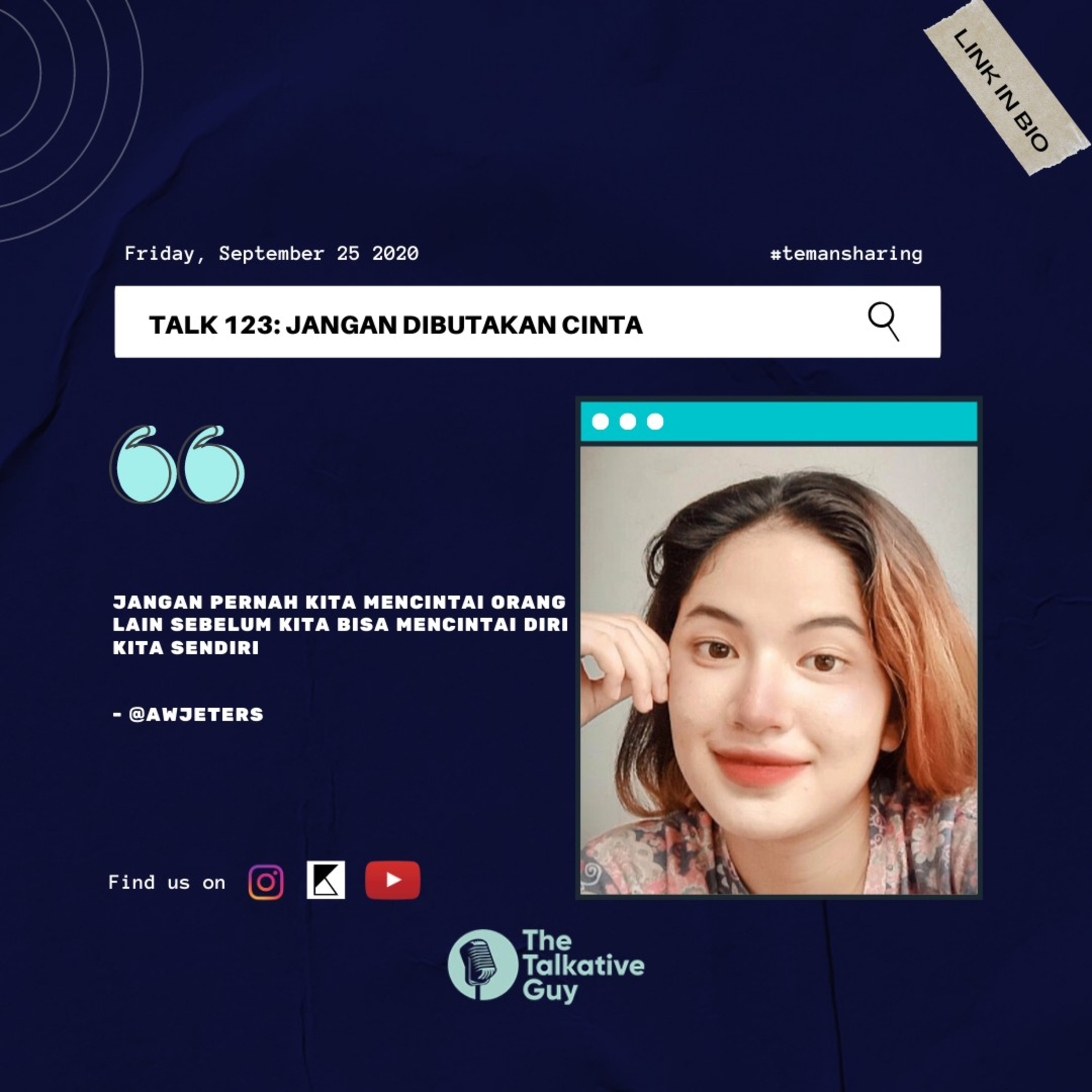 TALK 123: Jangan Dibutakan Cinta