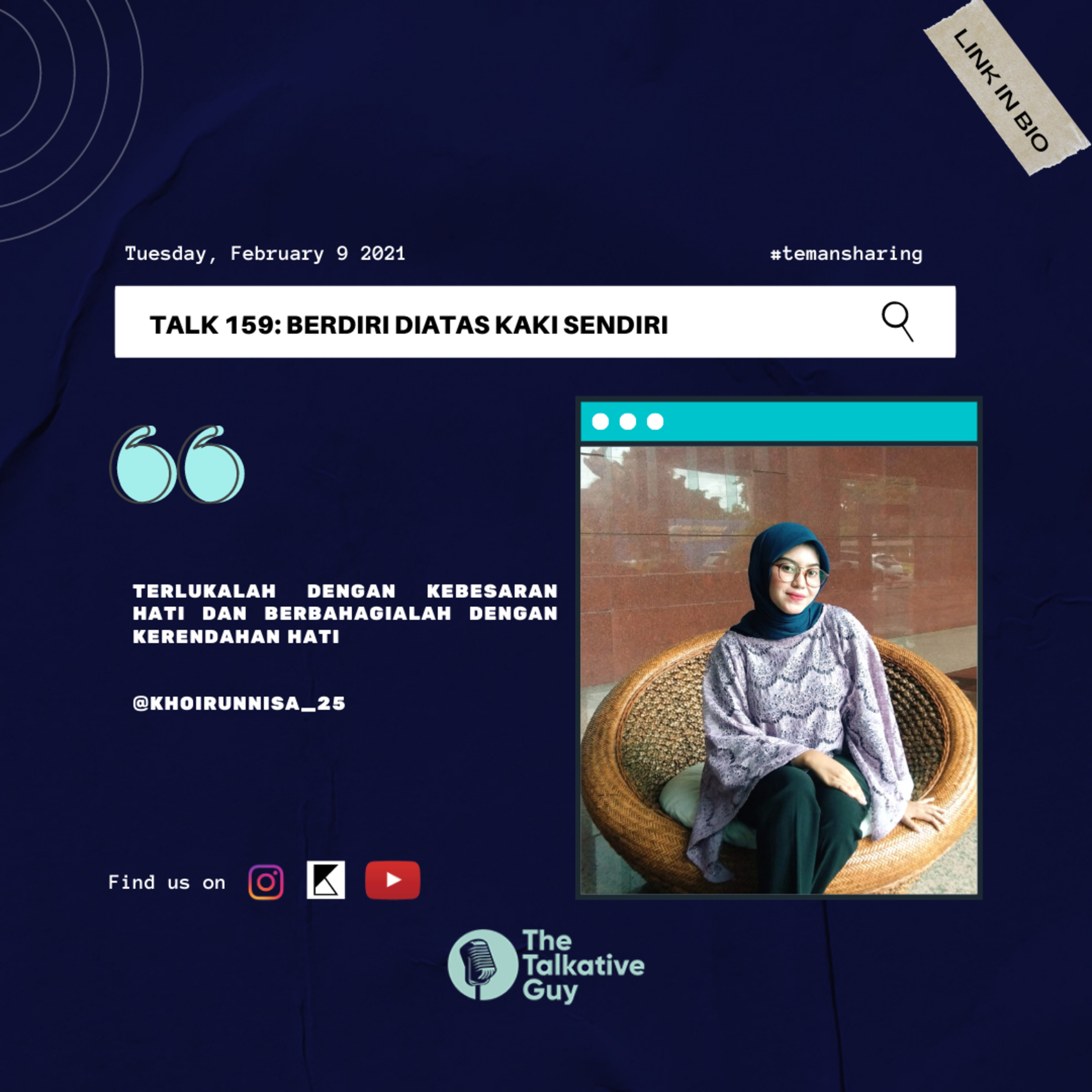 TALK 159: Berdiri Diatas Kaki Sendiri