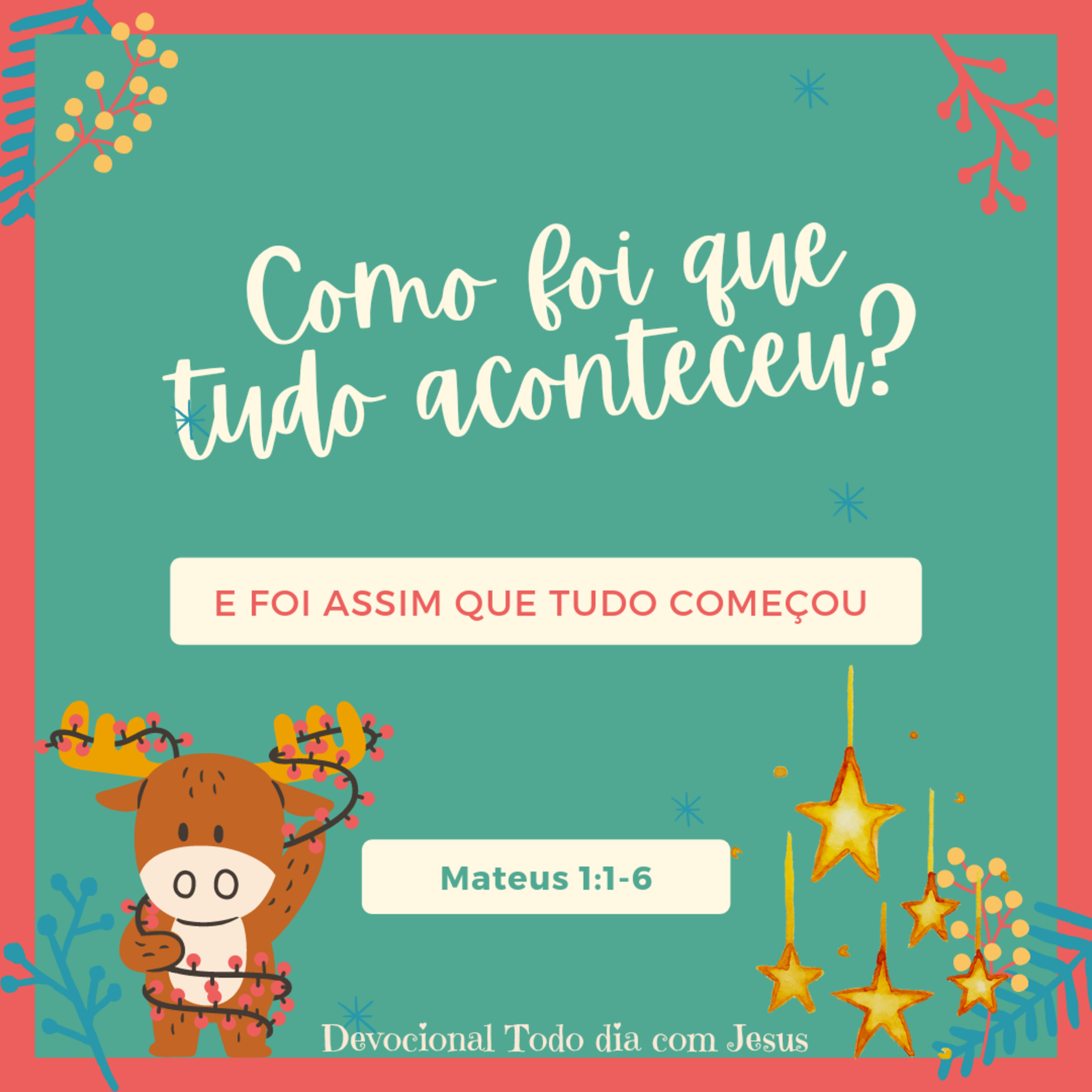 Todo dia com Jesus!