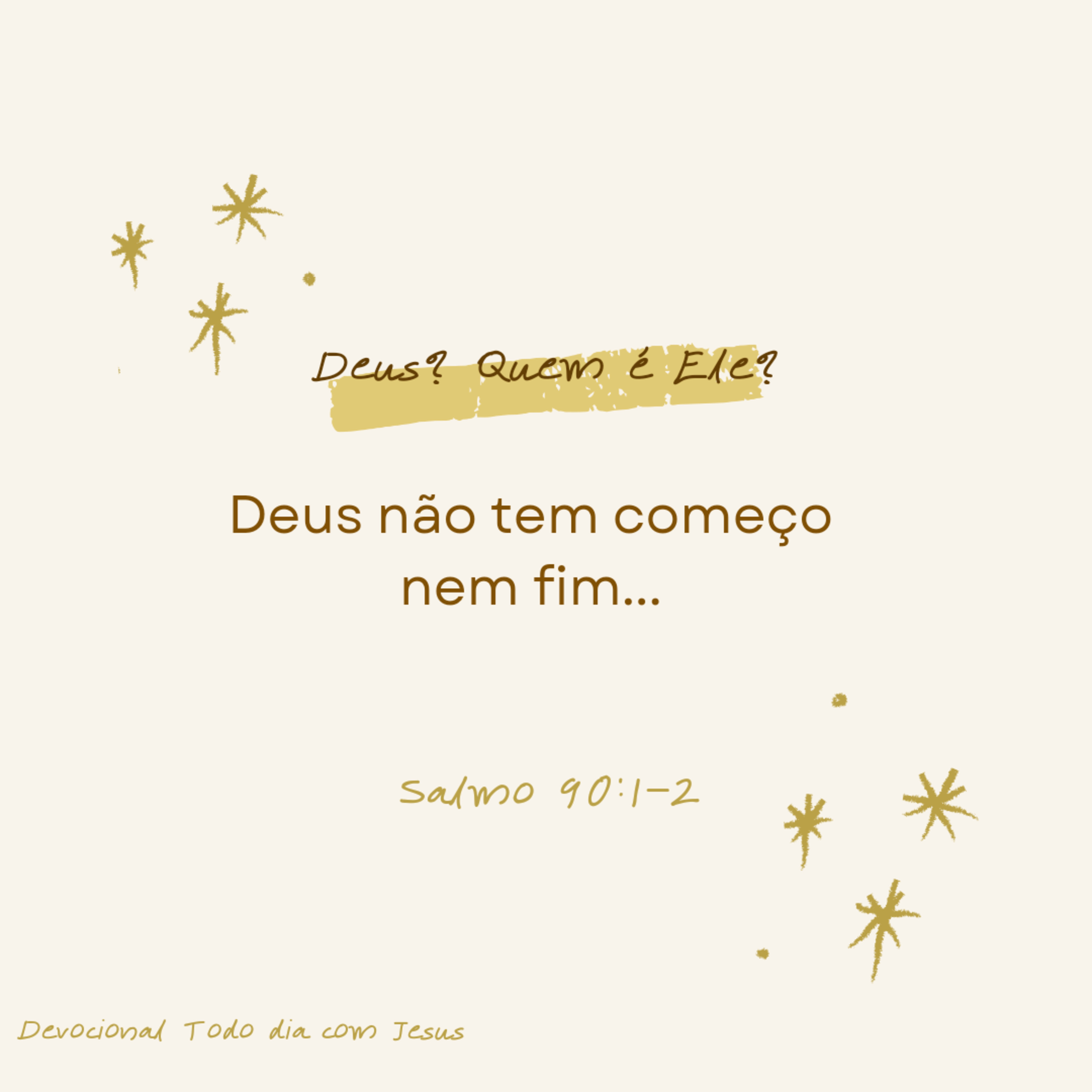 Todo dia com Jesus!