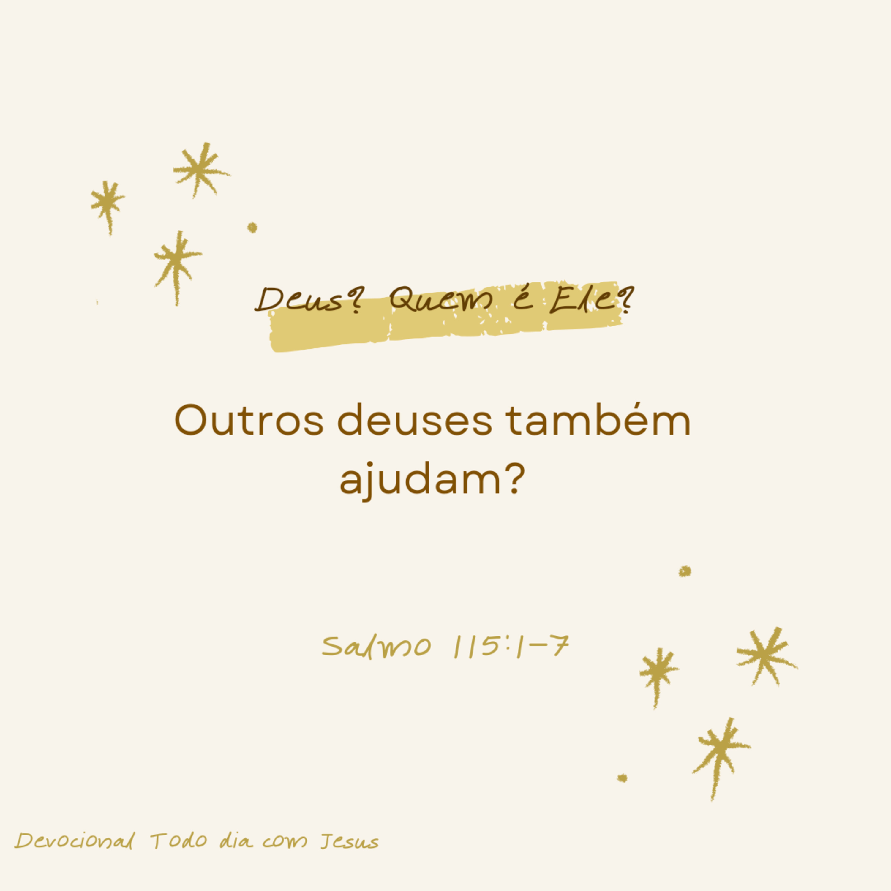 Todo dia com Jesus!