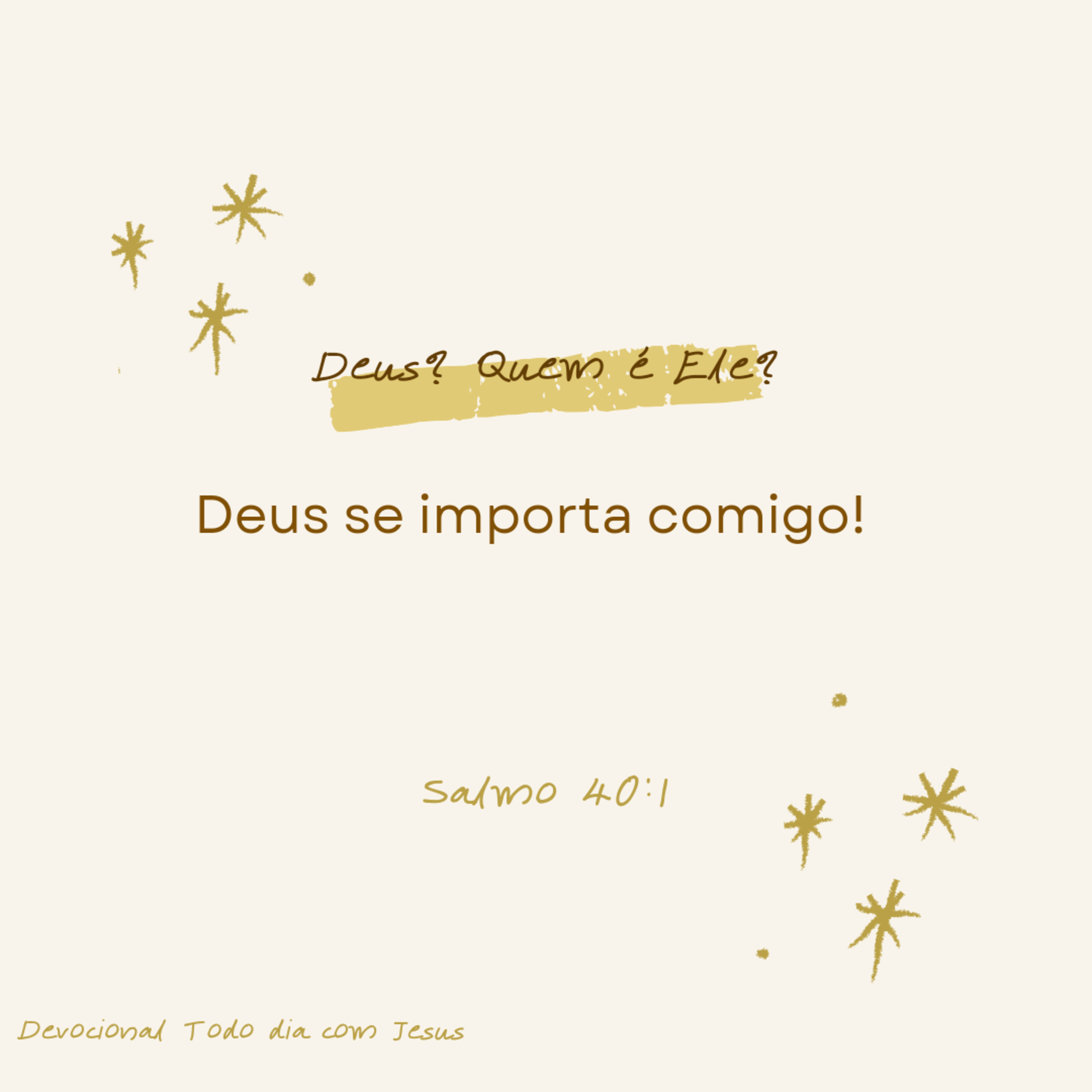 Todo dia com Jesus!