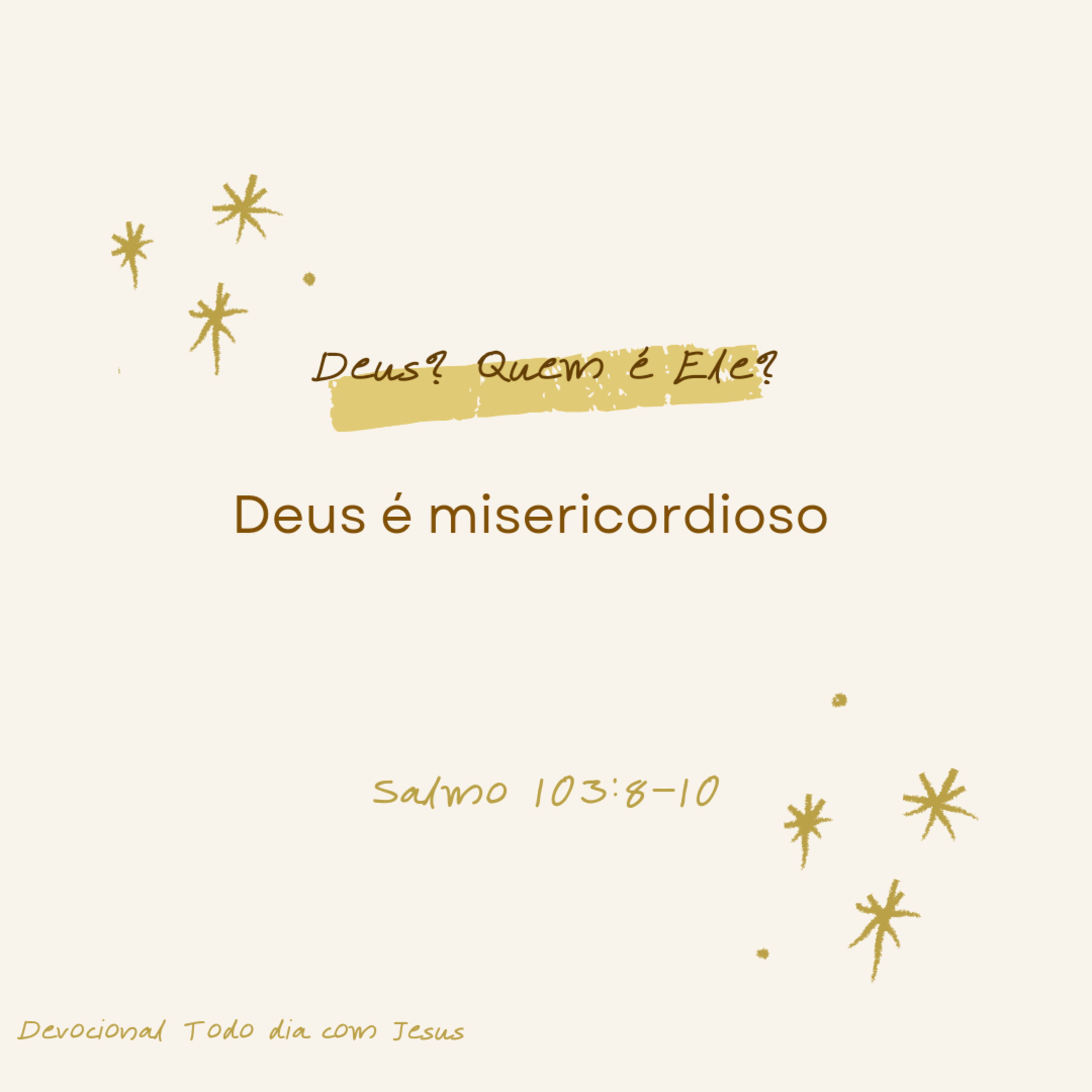Todo dia com Jesus!