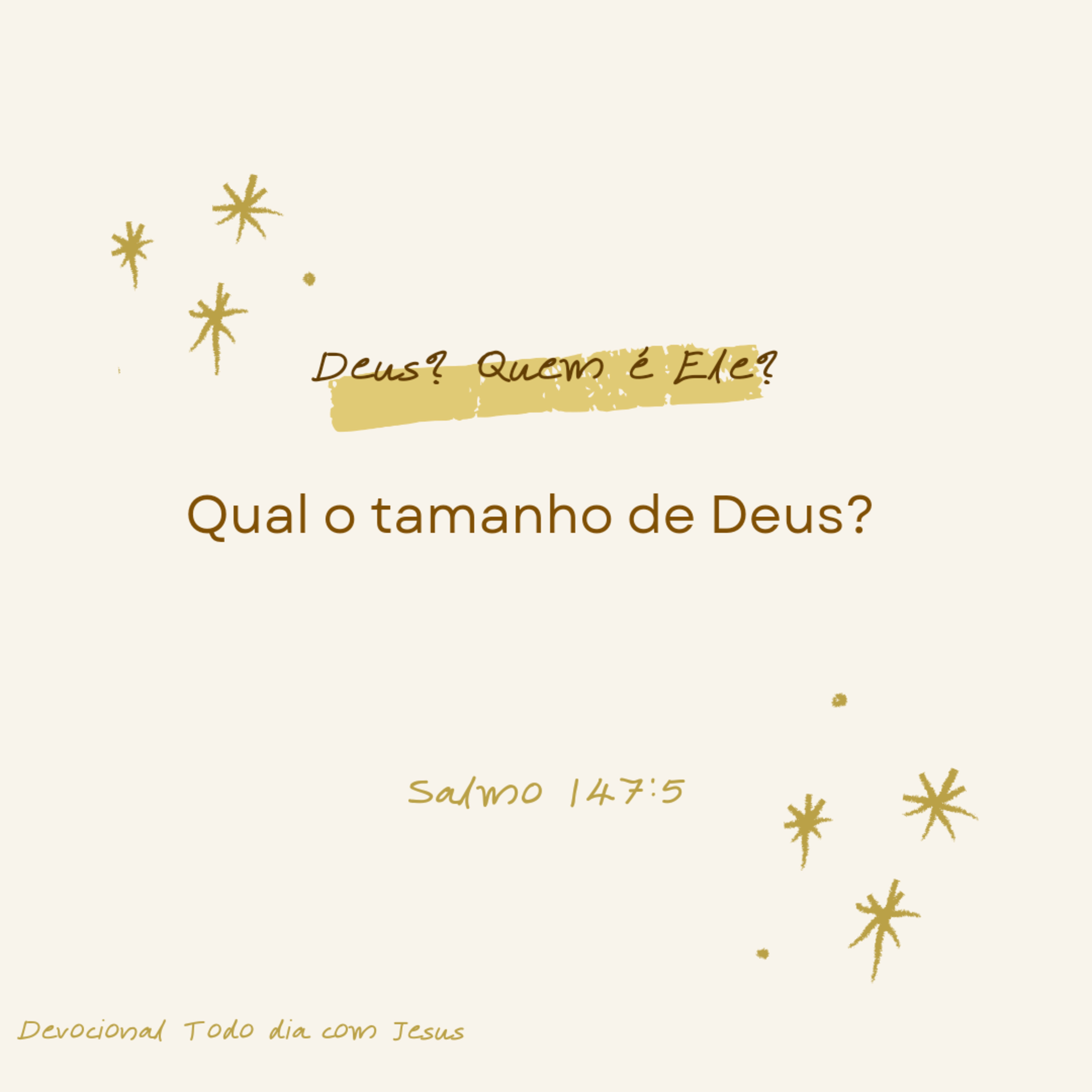 Todo dia com Jesus!