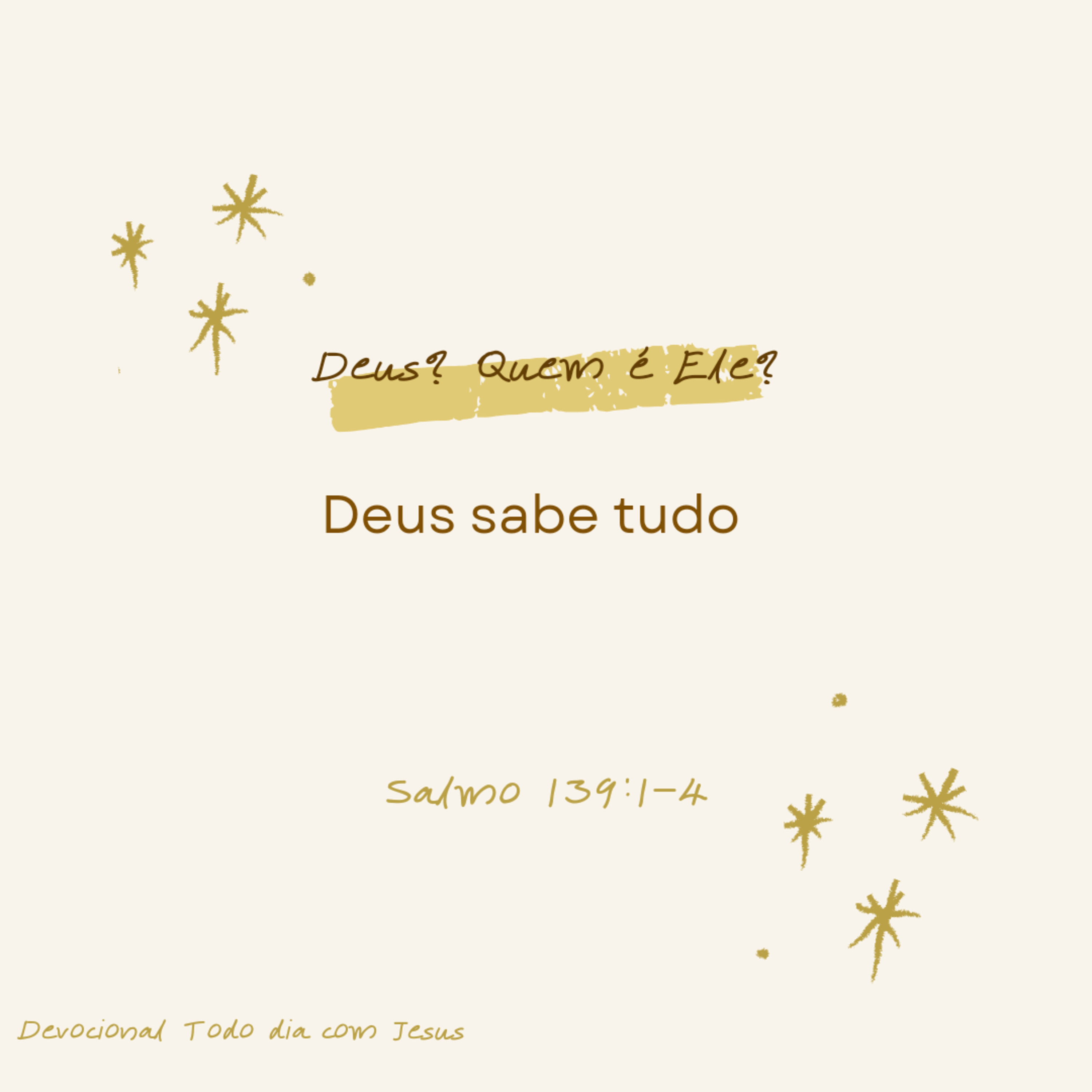 Todo dia com Jesus!