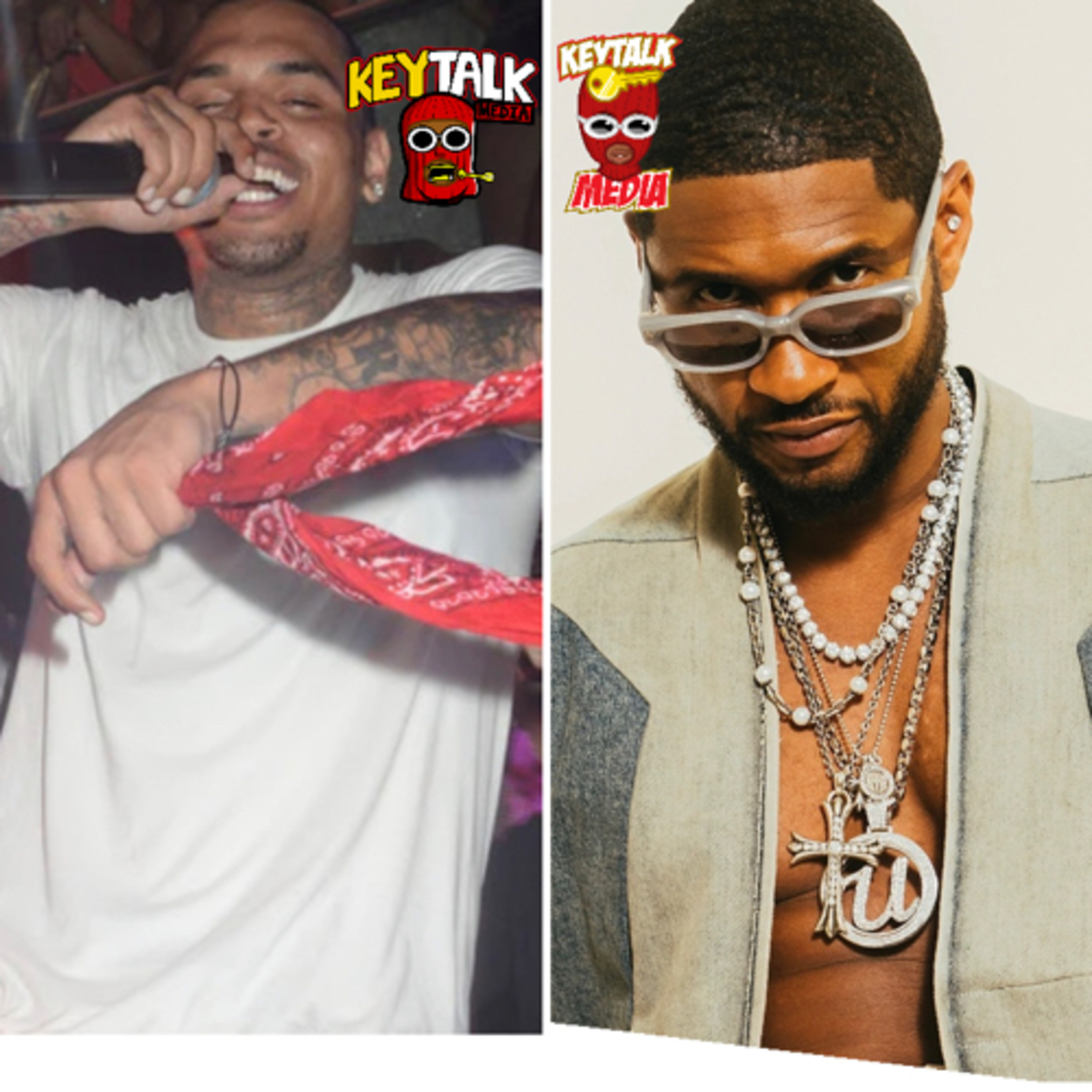 LEGEND DOWN, HELP! Chris Brown & HiS CREW PUT PAWS & FEET on Usher, LEAViNG him 🅱️LOODY Allegedly