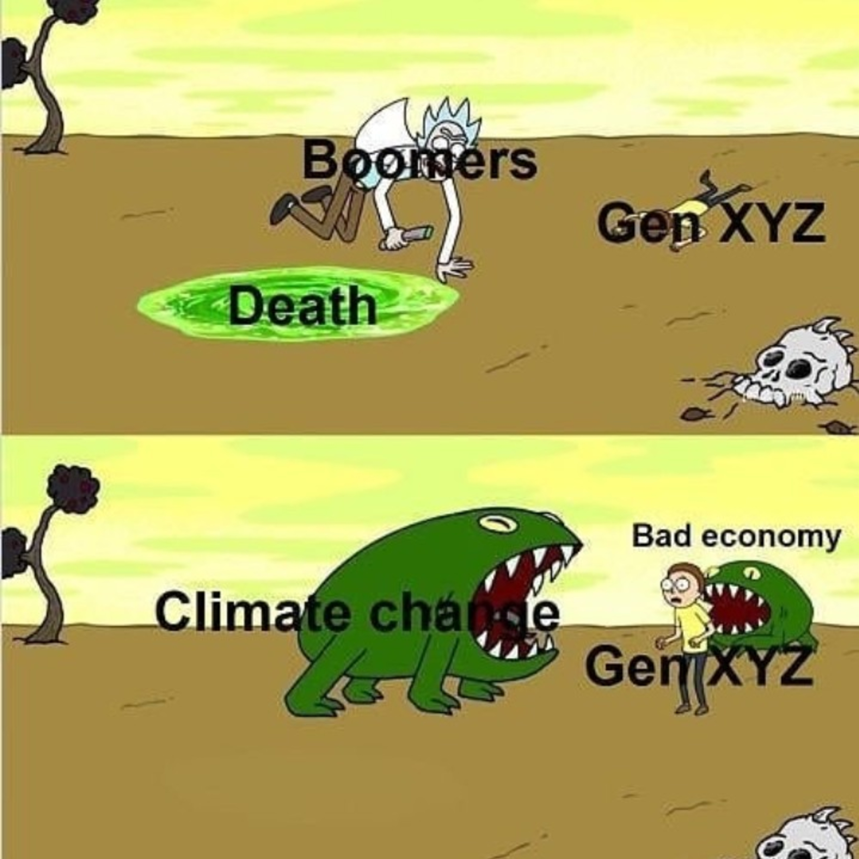 Boomers vs millennials vs xyz? 