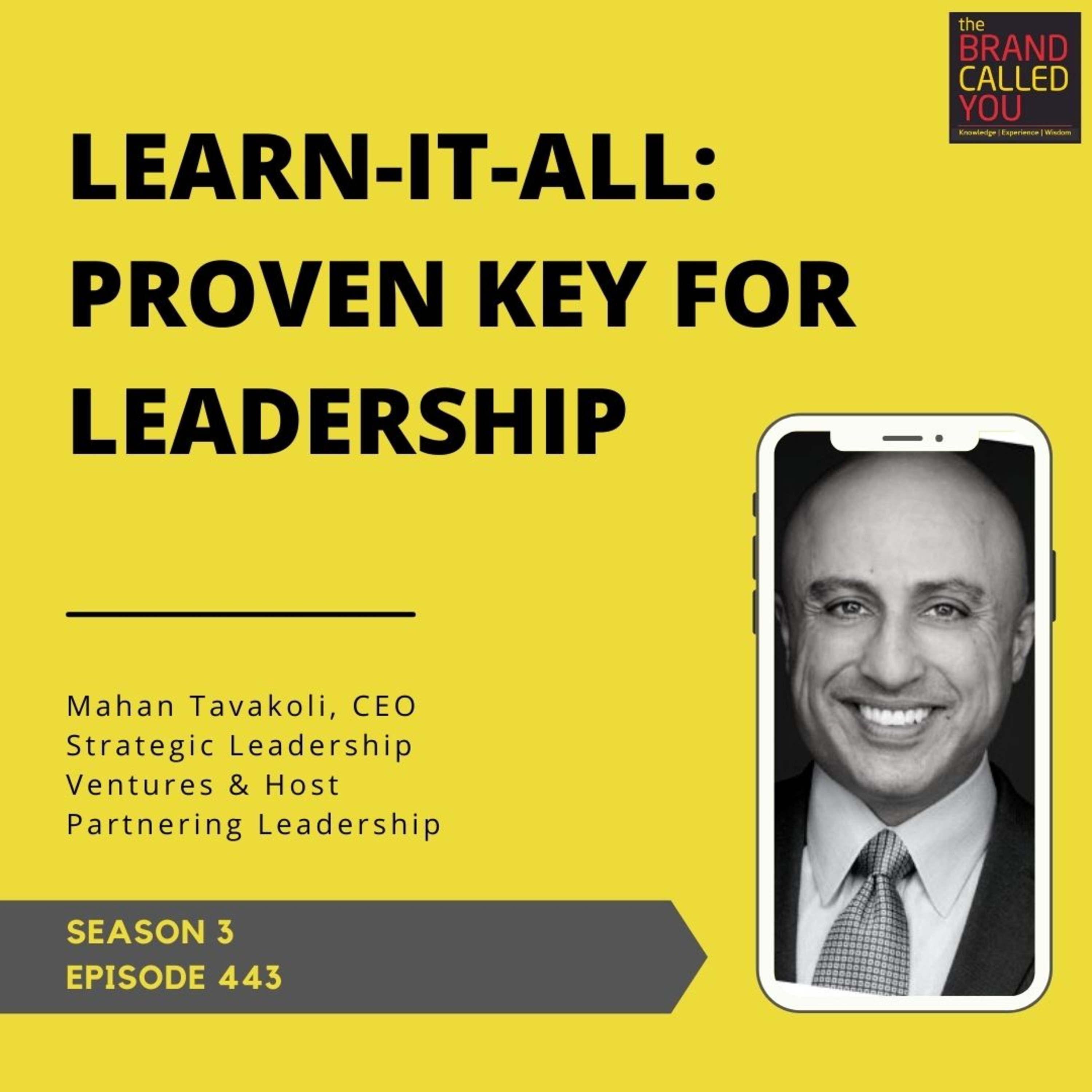 How to Become an Efficient Leader? | Mahan Tavakoli, CEO Strategic Leadership Ventures & Host Partnering Leadership