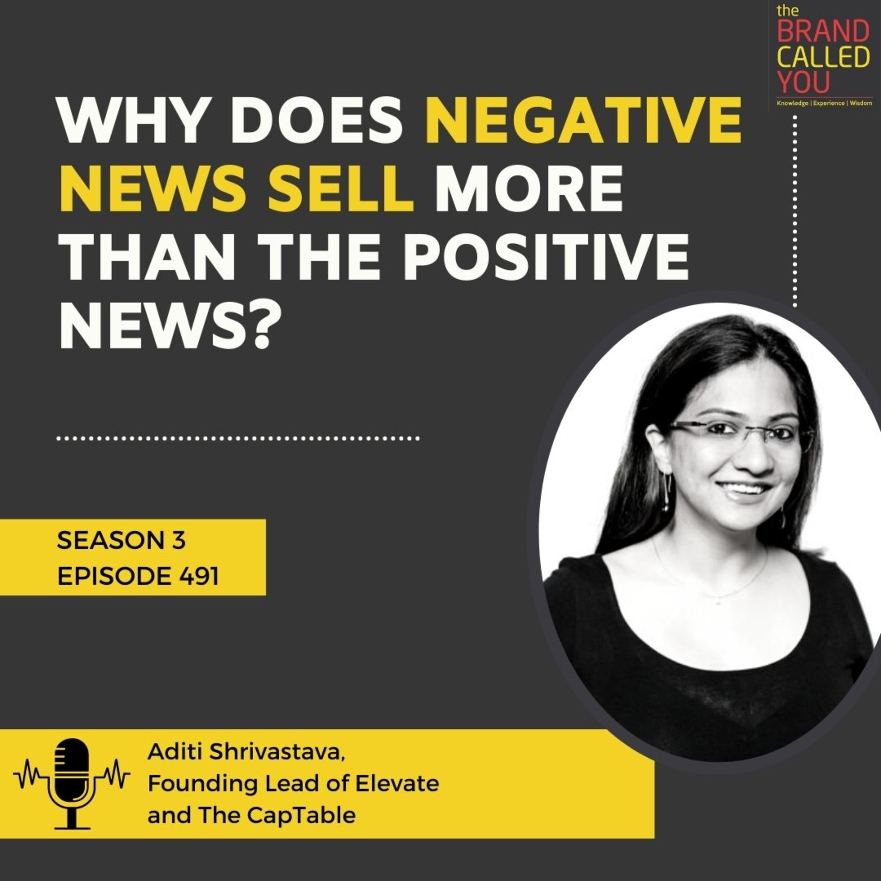 Why does negative news sell more than the positive news? | Aditi Shrivastava, Founding Lead of Elevate and The CapTable