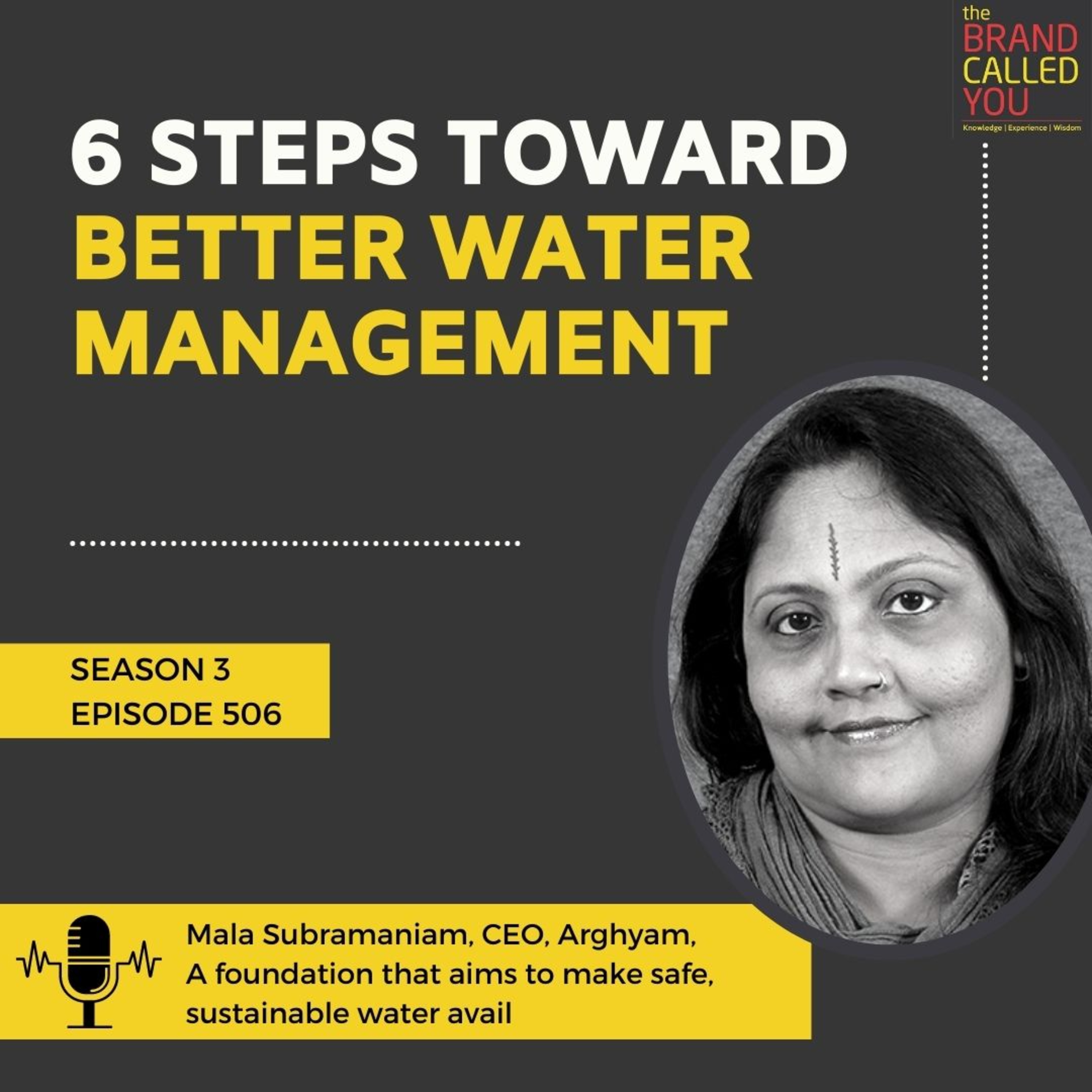 6 Steps toward better water management | Mala Subramaniam, CEO, Arghyam, A foundation focused on making Sustainable Water for all