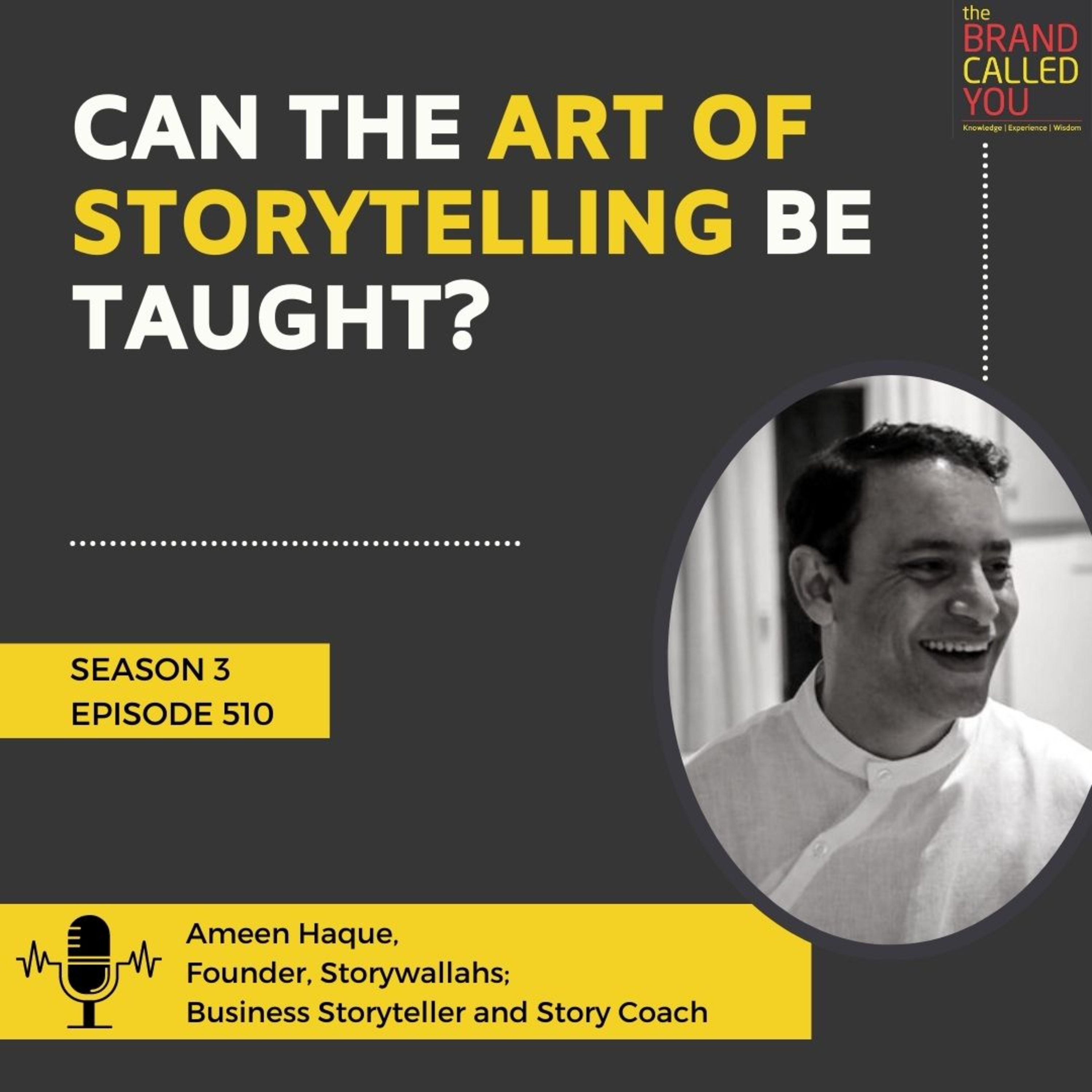Can the art of storytelling be taught? | Ameen Haque, Founder, Storywallahs; Business Storyteller and Story Coach