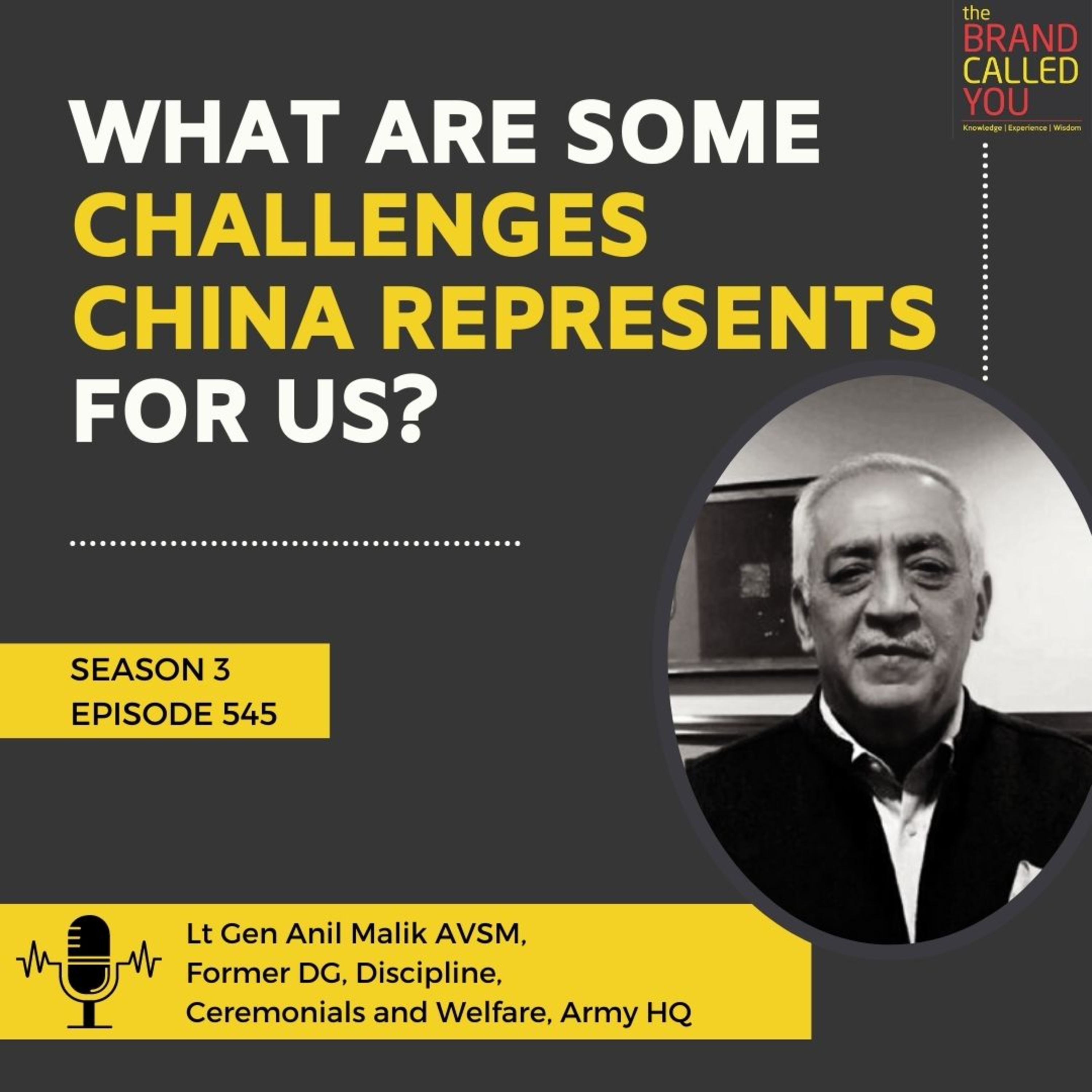 What are some challenges China represents for us? | Lt Gen Anil Malik AVSM, Former DG, Discipline, Ceremonials, and Welfare, Army HQ