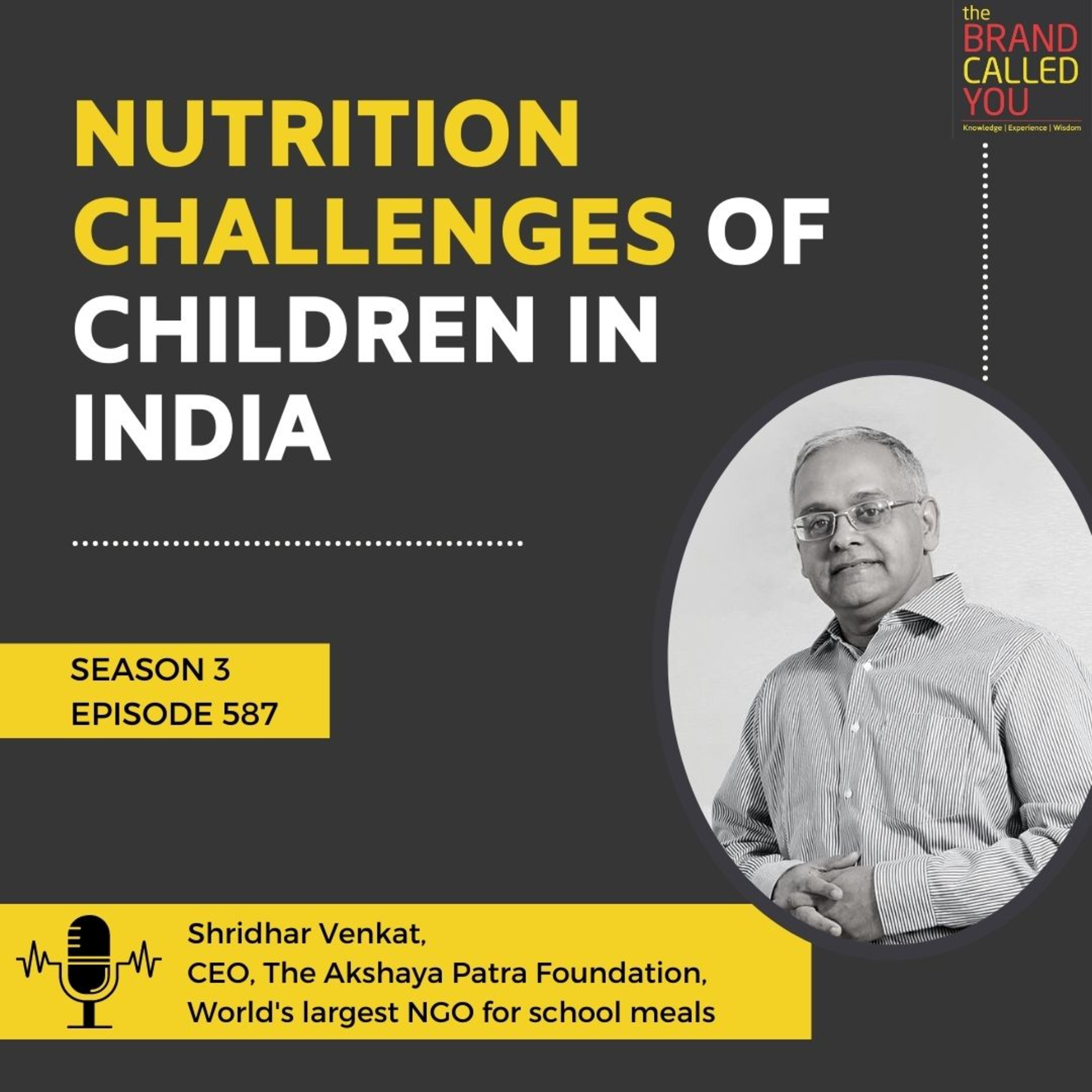 Nutrition challenges of children in India | Shridhar Venkat, CEO, The Akshaya Patra Foundation, World's largest NGO for school meals