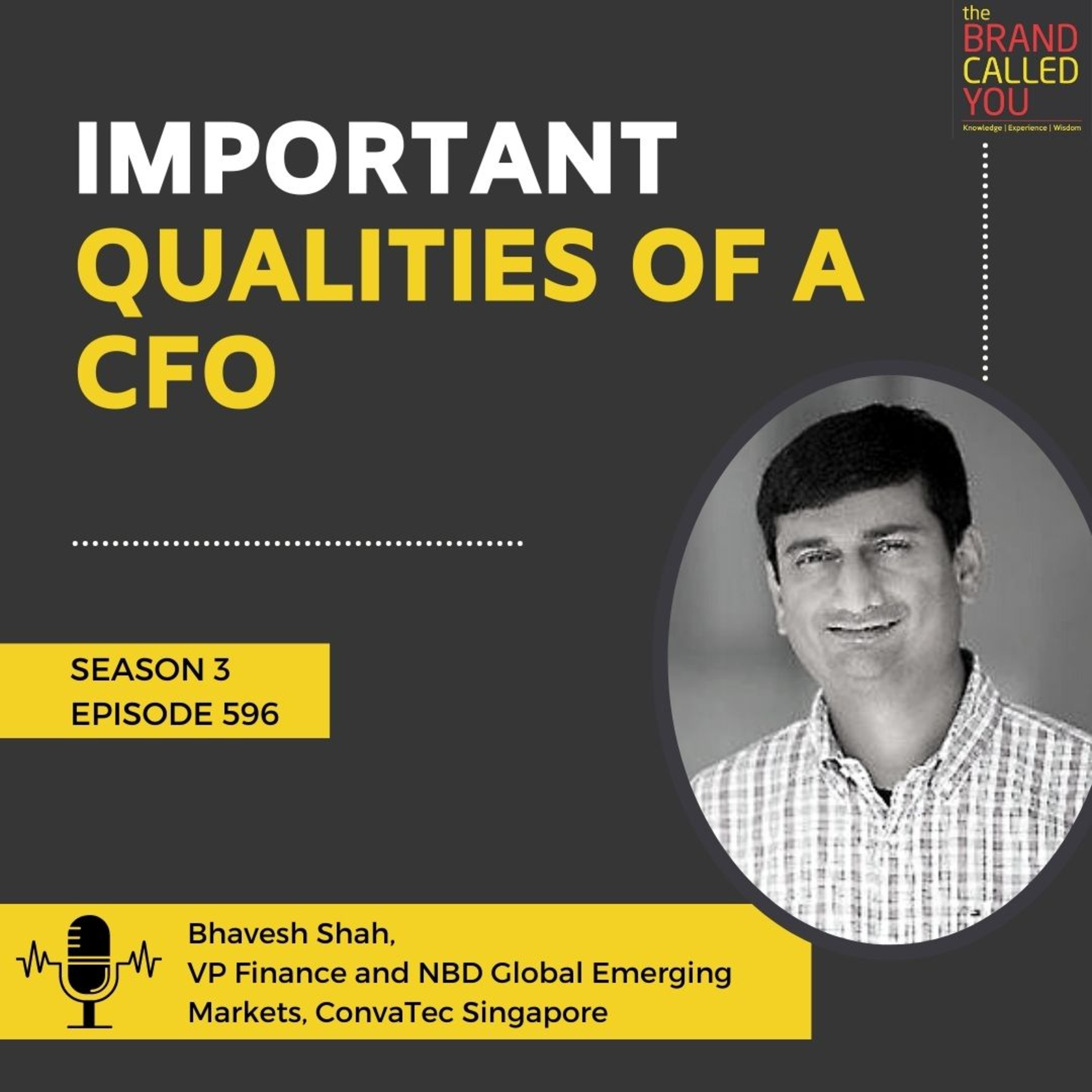 How has the role of the CFO evolved over the years? | Bhavesh Shah, VP Finance and NBD Global Emerging Markets, ConvaTec Singapore