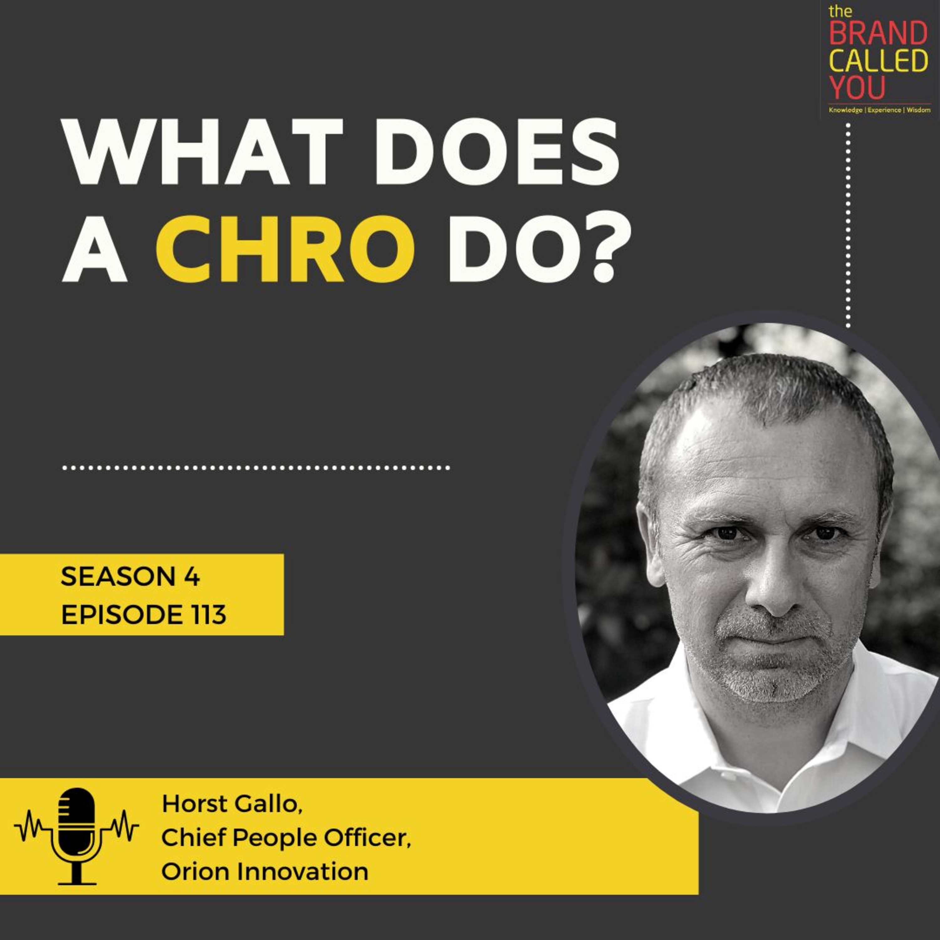 Evolution from Personnel Manager to CHRO | Horst Gallo, Chief People Officer, Orion Innovation