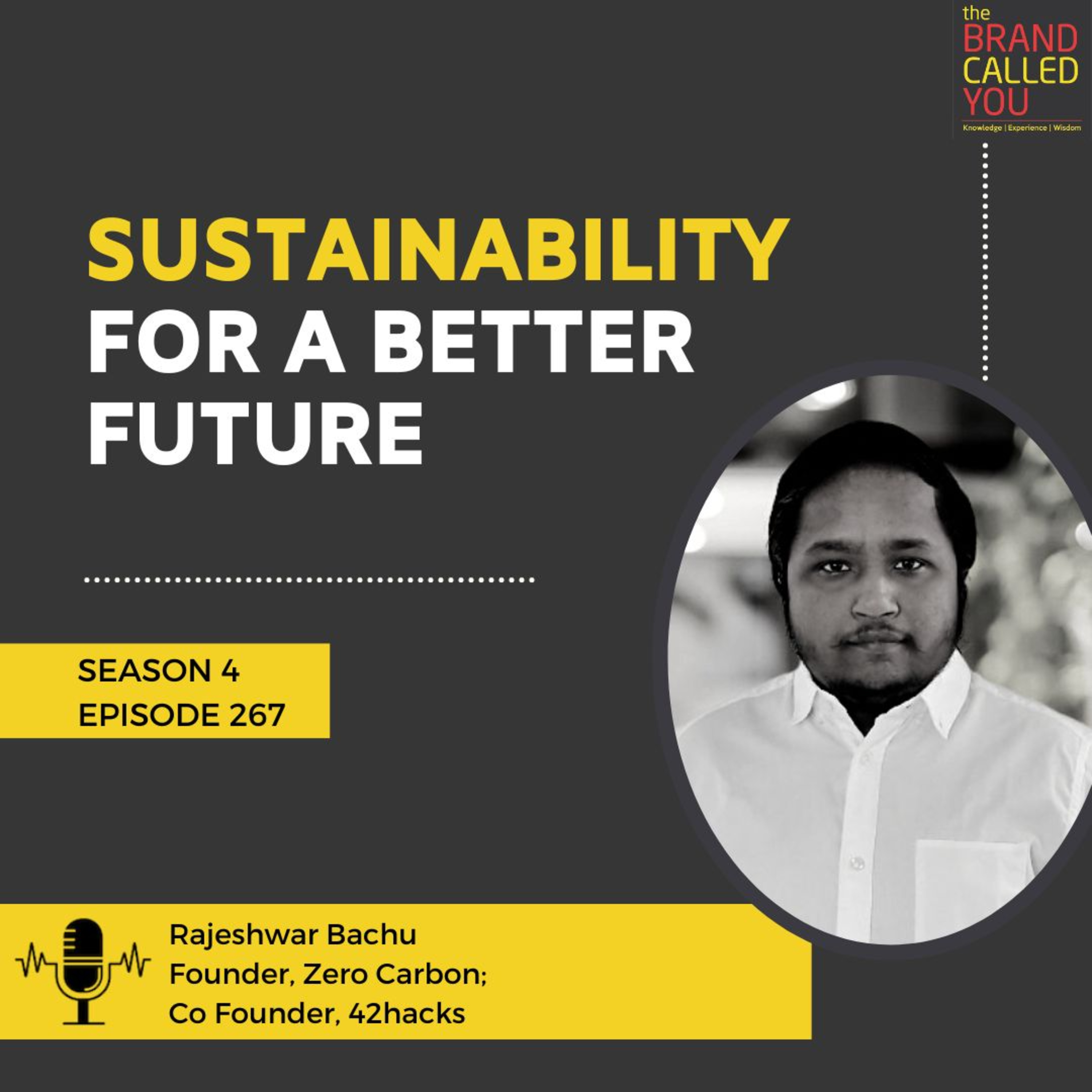 Sustainability for a Better Future; Rajeshwar Bachu, Founder, Zero Carbon; Co-Founder, 42hacks