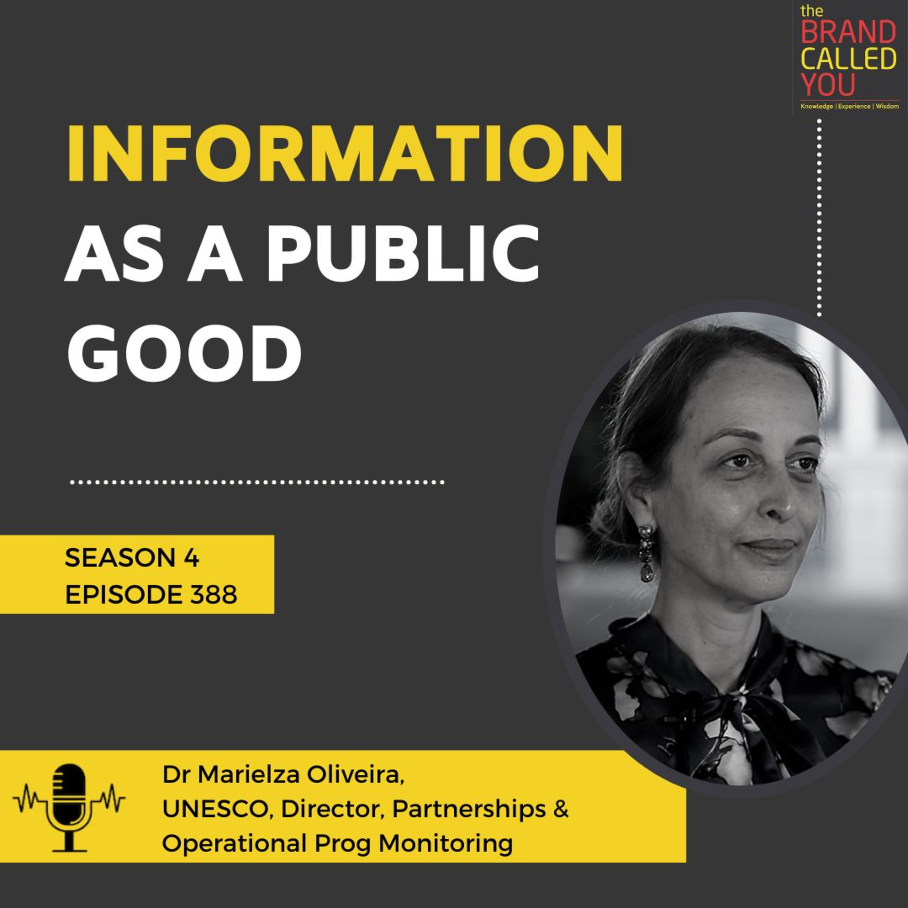 Information as a public good | Dr. Marielza Oliveira, UNESCO, Director, Partnerships & Operational Prog Monitoring