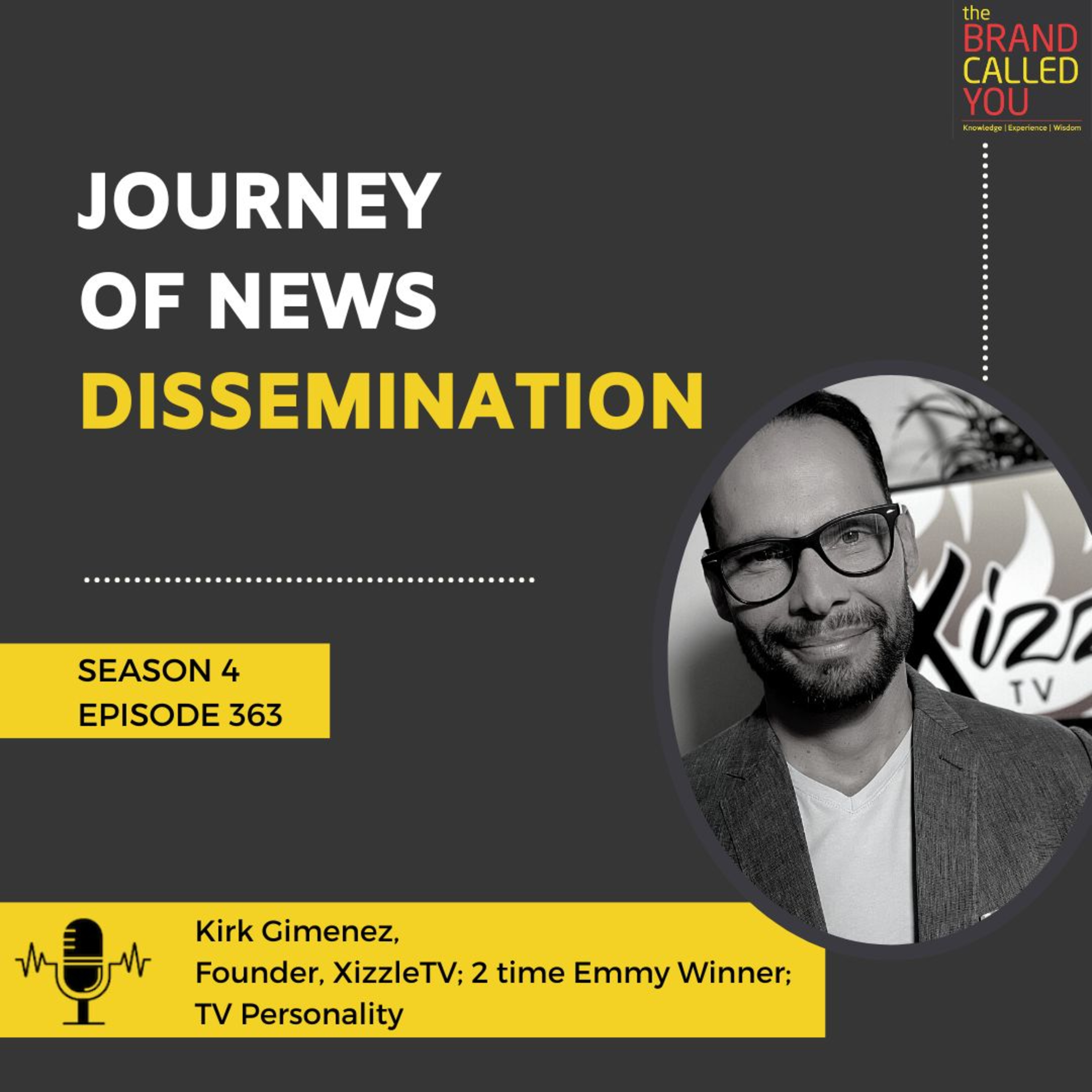 Journey of News Dissemination | Kirk Gimenez | Founder, XizzleTV; 2 time Emmy Winner; TV Personality