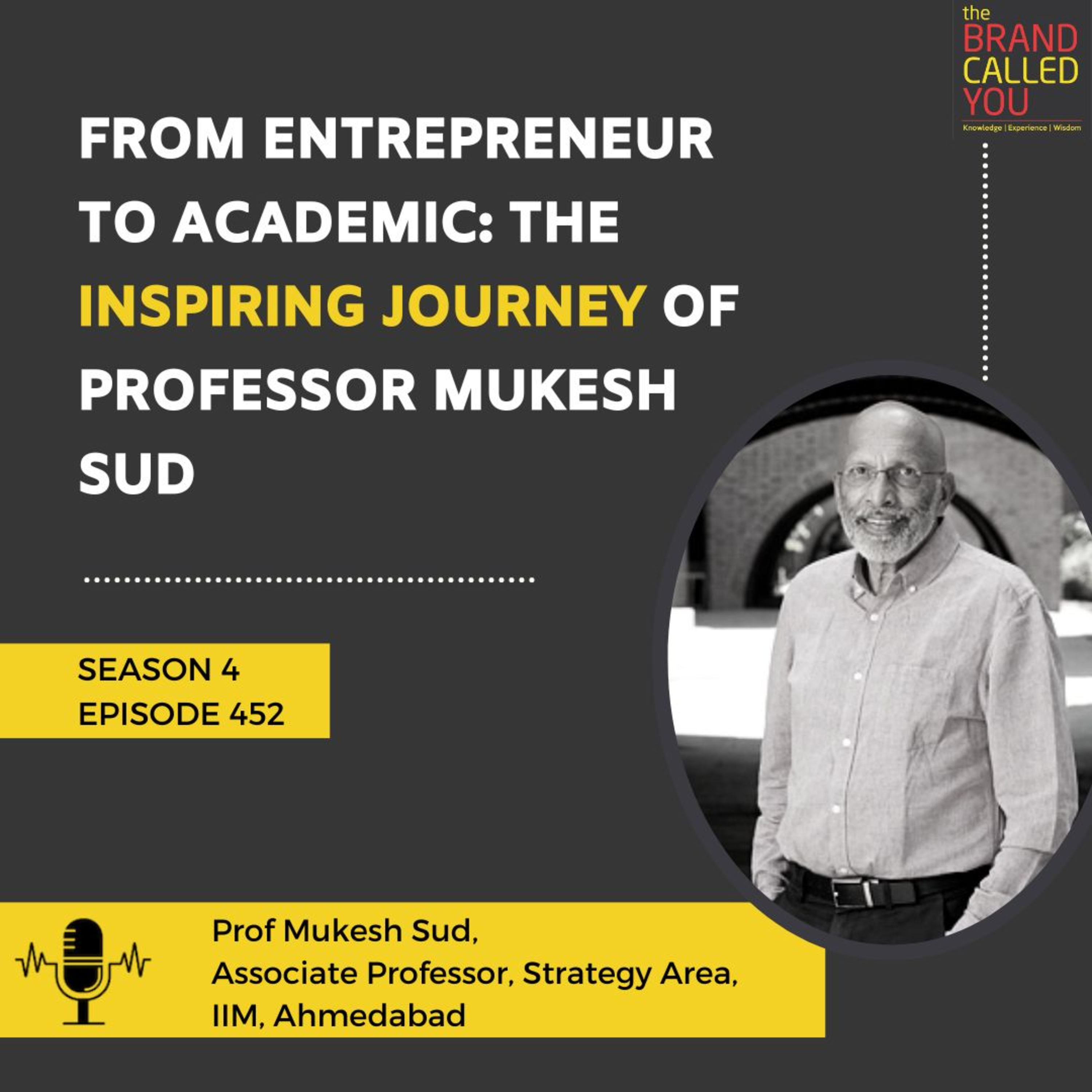 From Entrepreneur to Academic: The Inspiring Journey of Professor Mukesh Sud | Prof Mukesh Sud, Associate Professor, Strategy Area, IIM, Ahmedabad