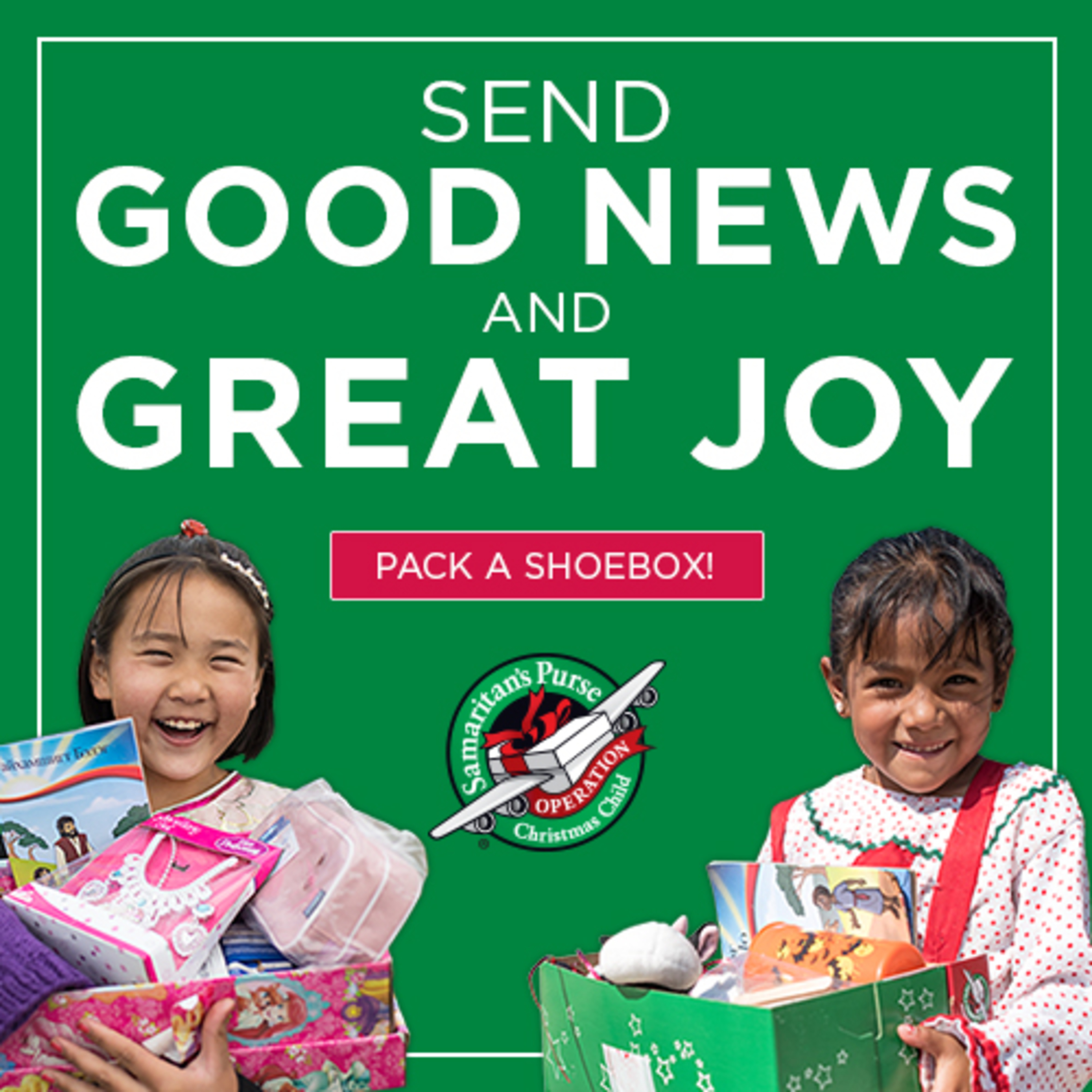Operation Christmas Child with Jenn Burkholder and Laura Sarnak | Wake Up Right episode artwork